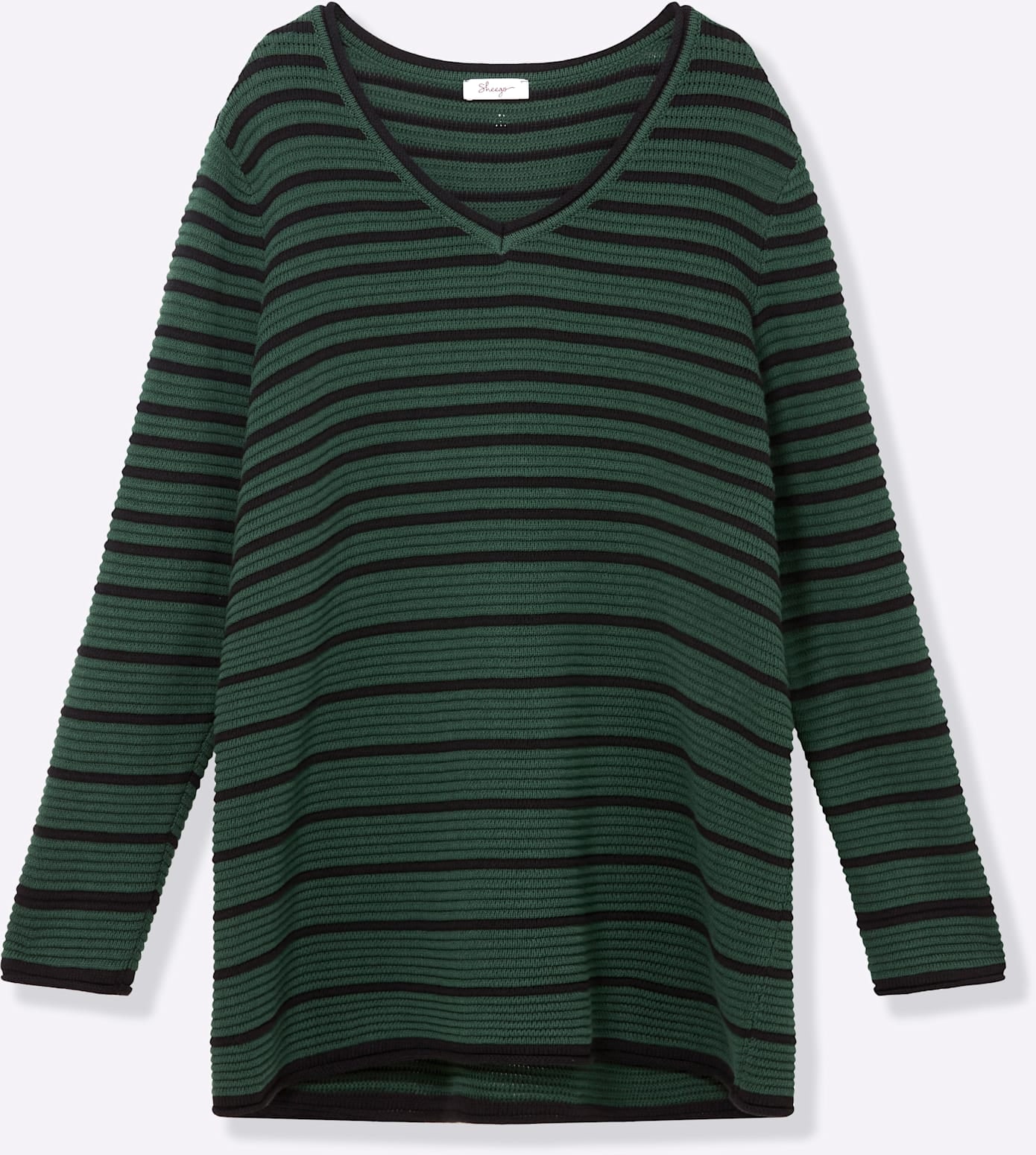 Sheego V-Ausschnitt-Pullover »V-Pullover«