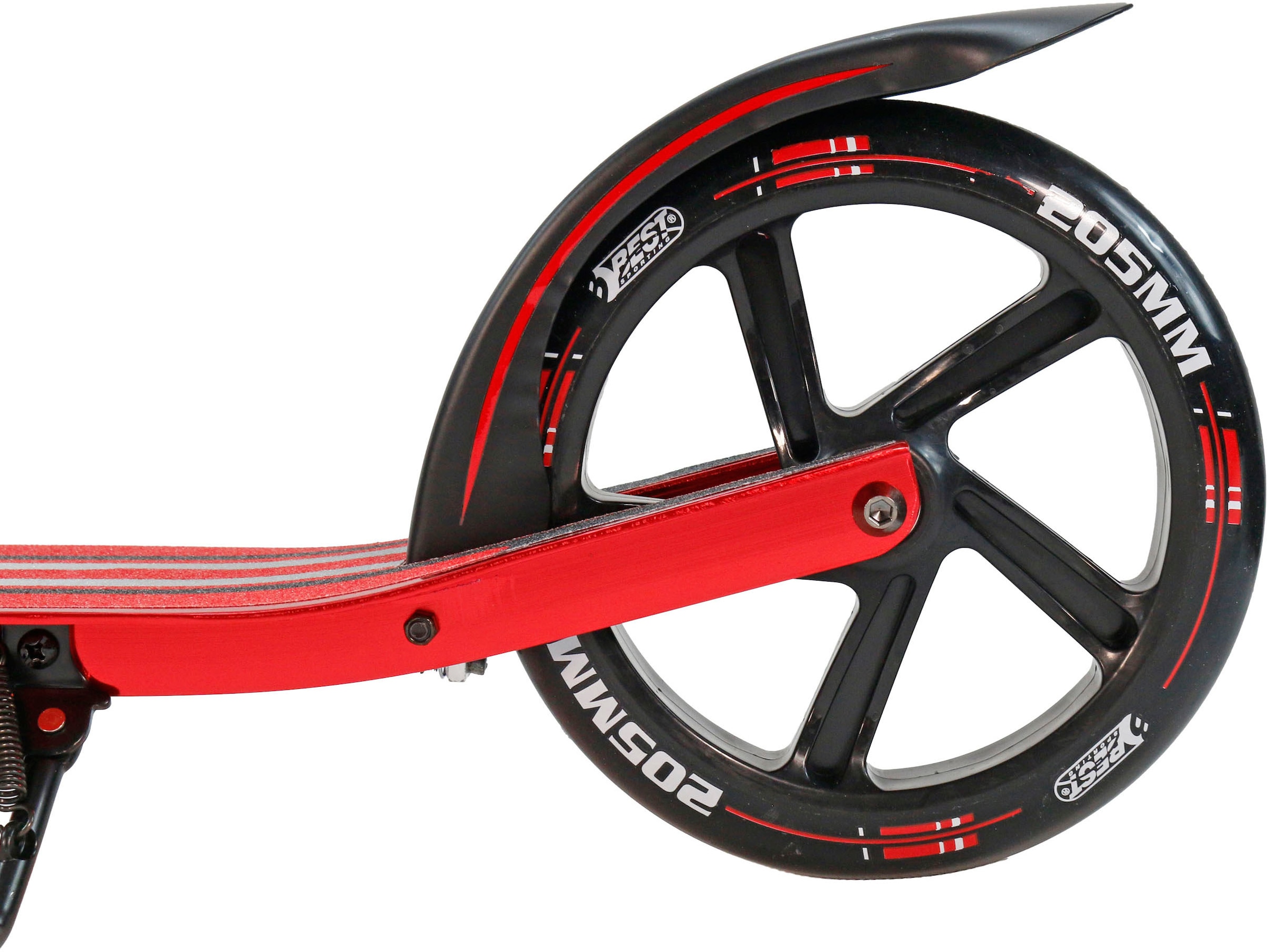 Best Sporting Cityroller »City-Scooter schwarz rot«