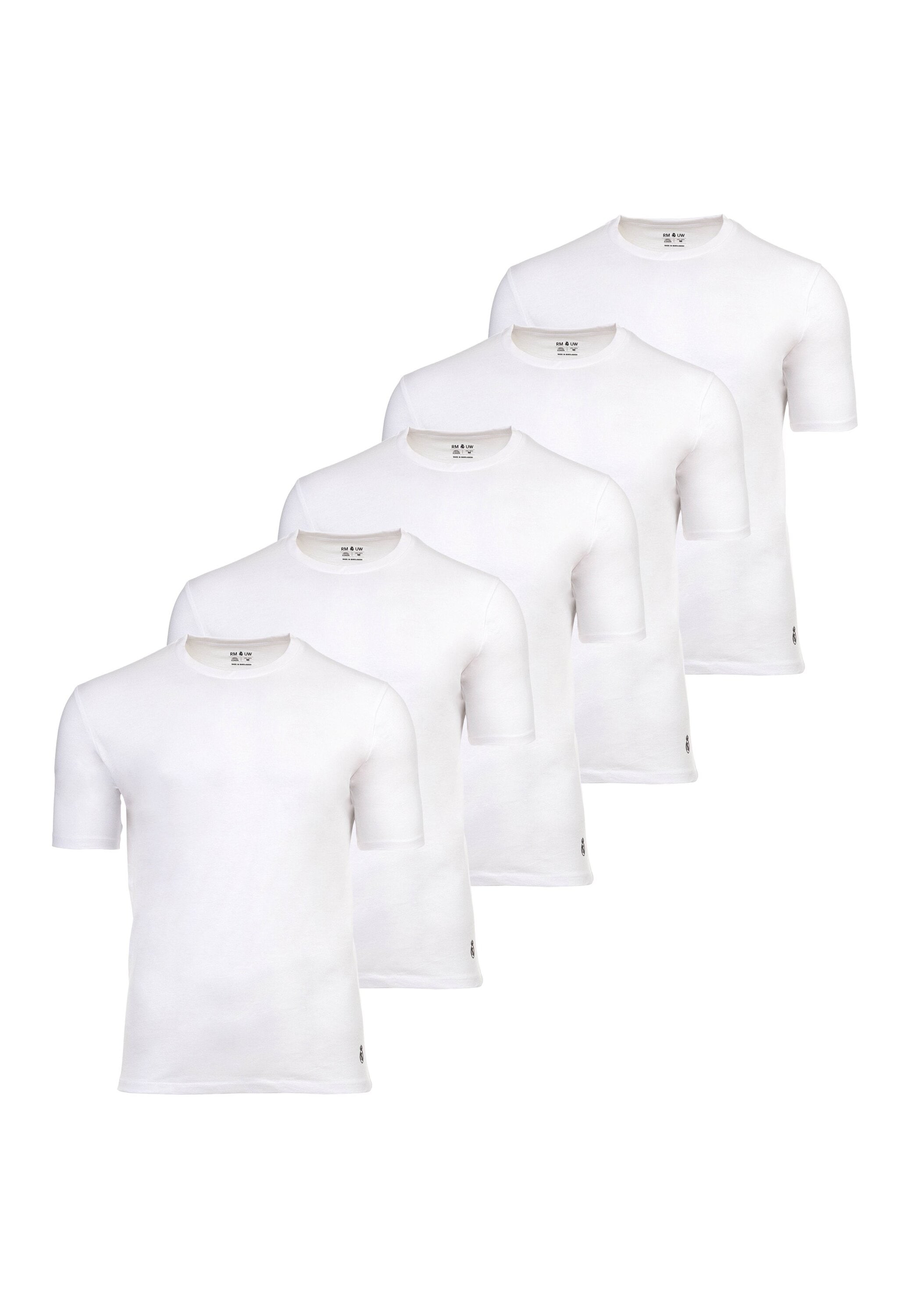 Real Madrid T-Shirt "T-Shirt RM Undershirt U-Neck 5-Pack 5er Pack" 5 günstig online kaufen