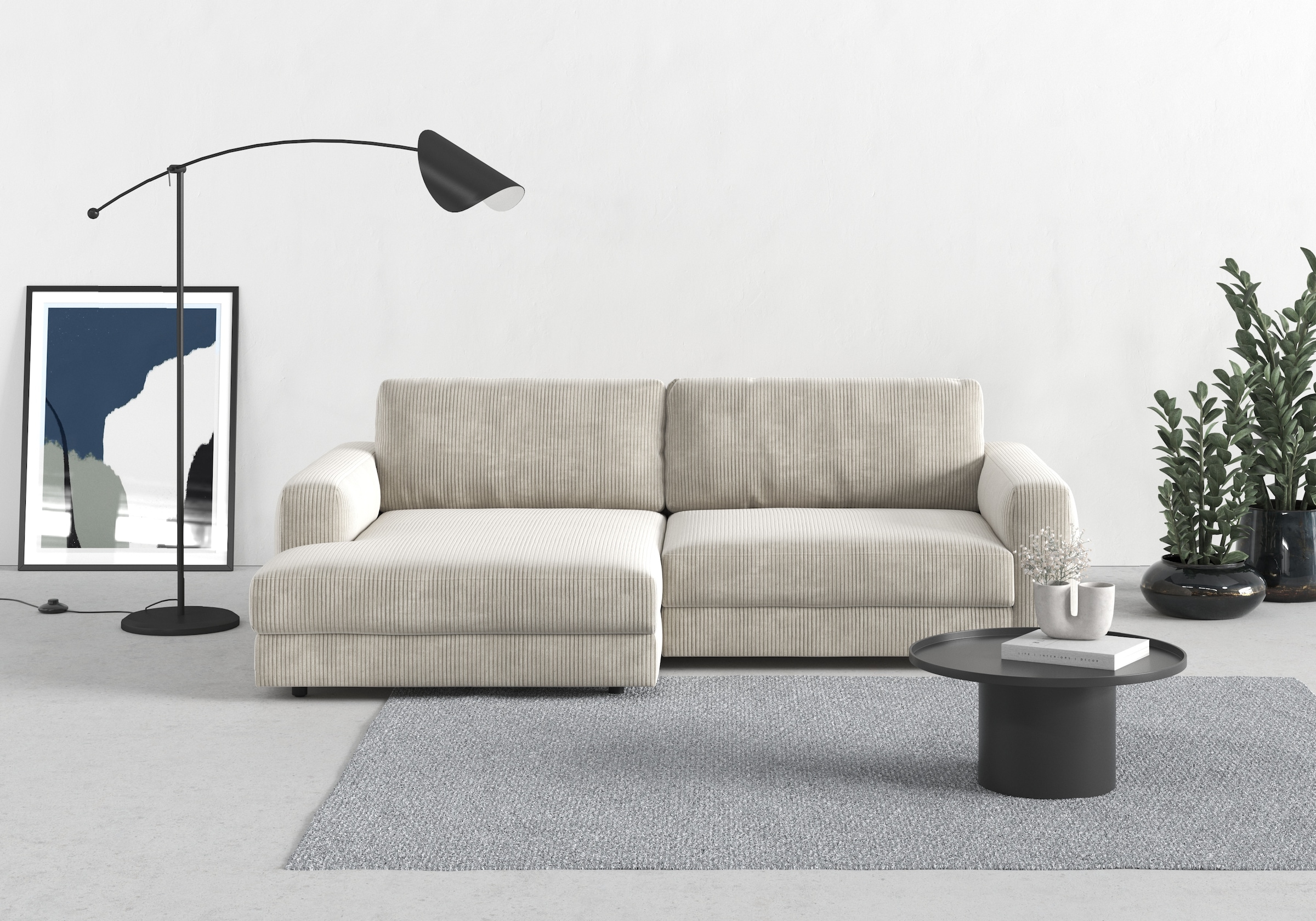 TRENDMANUFAKTUR Ecksofa "Bourbon, Designsofa mit tollem Sitzkomfort, L-Form günstig online kaufen