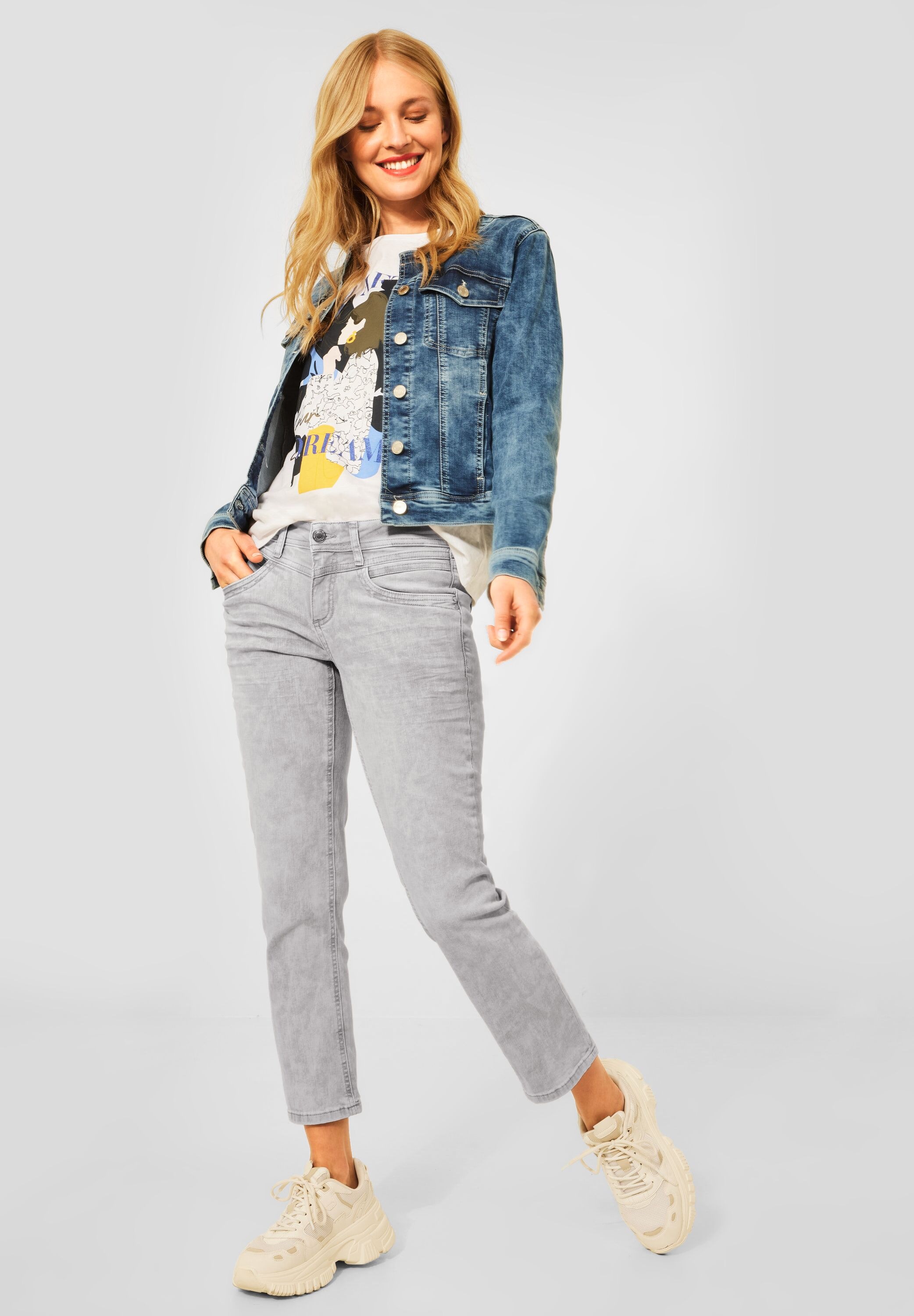 STREET ONE Slim-fit-Jeans, 4-Pocket Style online bestellen | BAUR