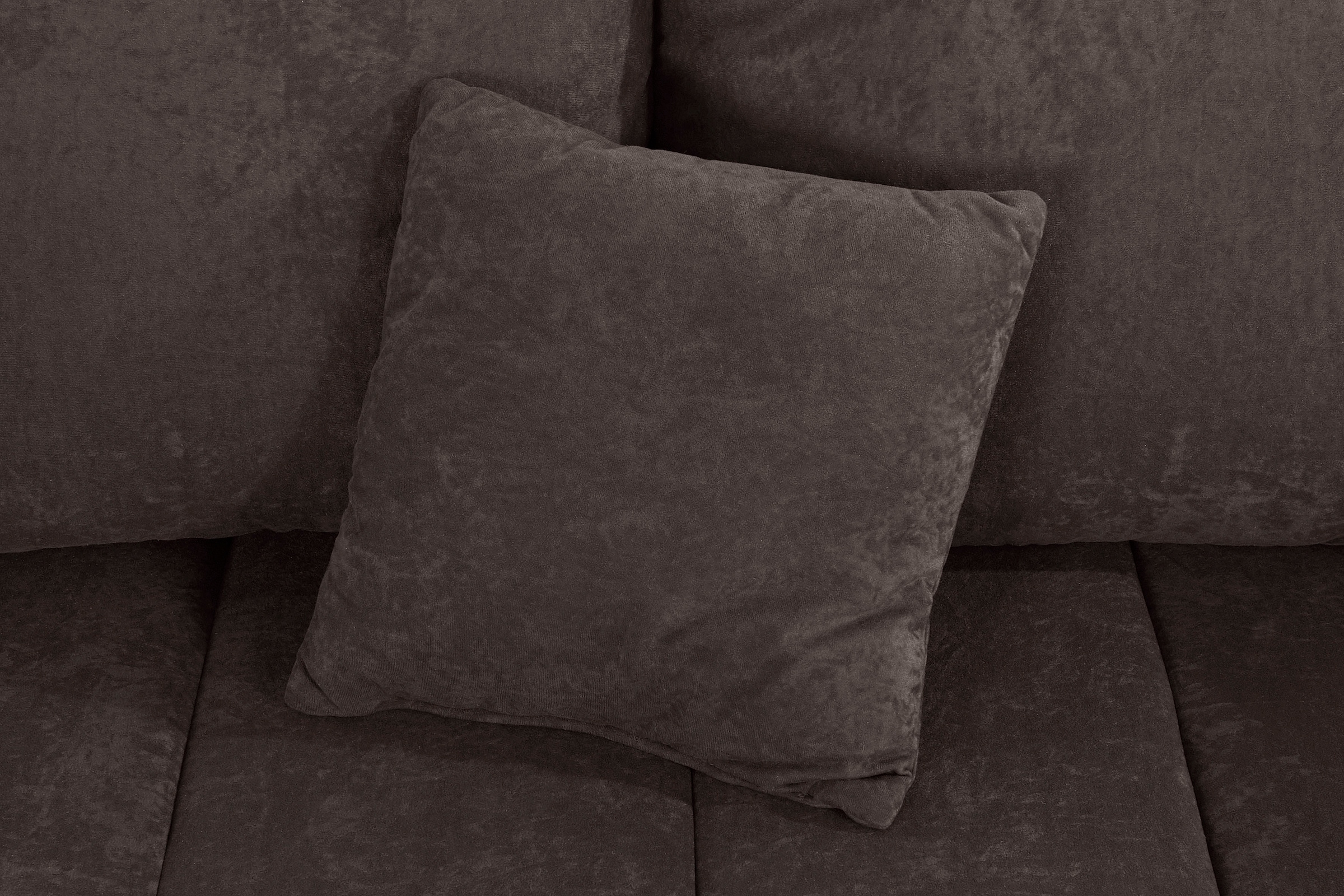 INOSIGN Ecksofa »Imola, elegant und modern, aktuelle Steppung im Sitz, bequem, L-Form«, frei im Raum stellbar, wahlweise mit Bettfunktion und Bettkasten