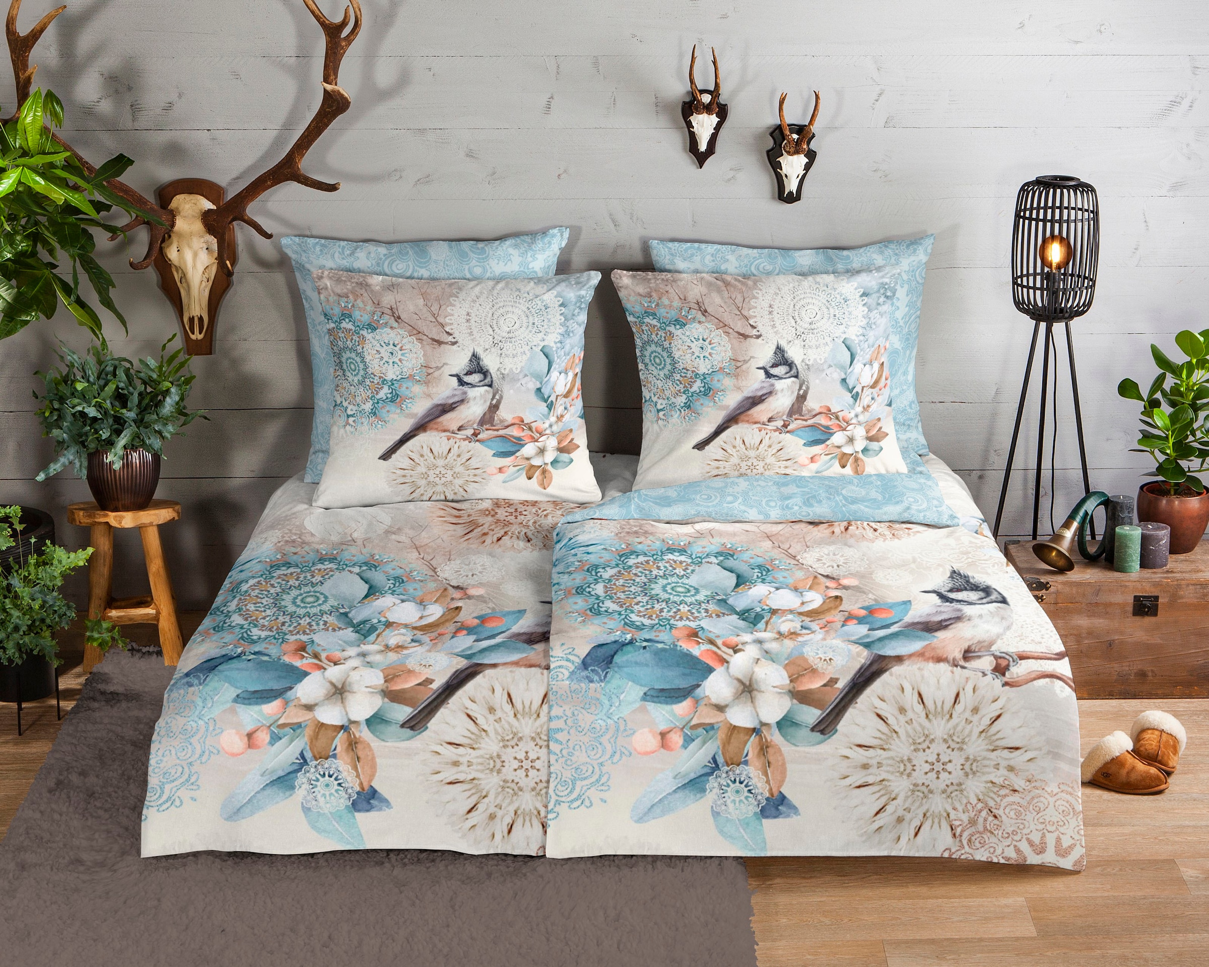 hip Wendebettwäsche "Frior" 2 Stk. tlg. Biber, 135x200, Warm, Weich, Wendeo günstig online kaufen