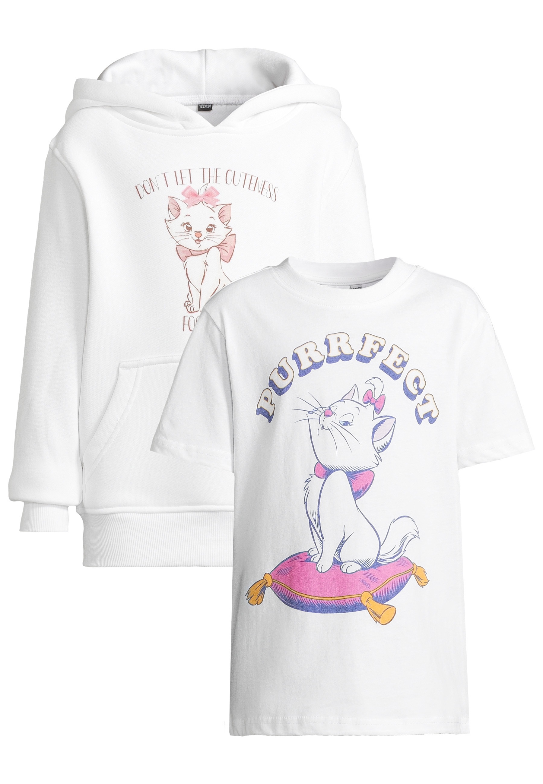 MisterTee Kapuzensweatshirt "MisterTee T-Shirt & Hoody 2 Pack - Aristocats"