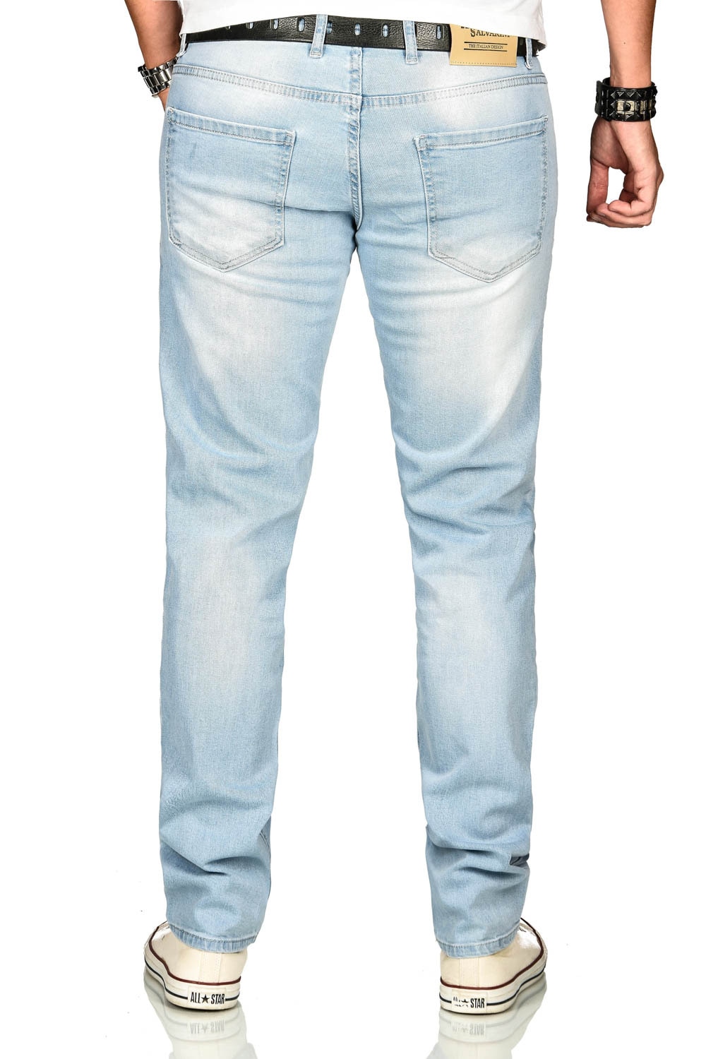 Alessandro Salvarini Stretch-Jeans »ASAngelo«, Angenehme Passform durch vorhandenen Elasthan Anteil