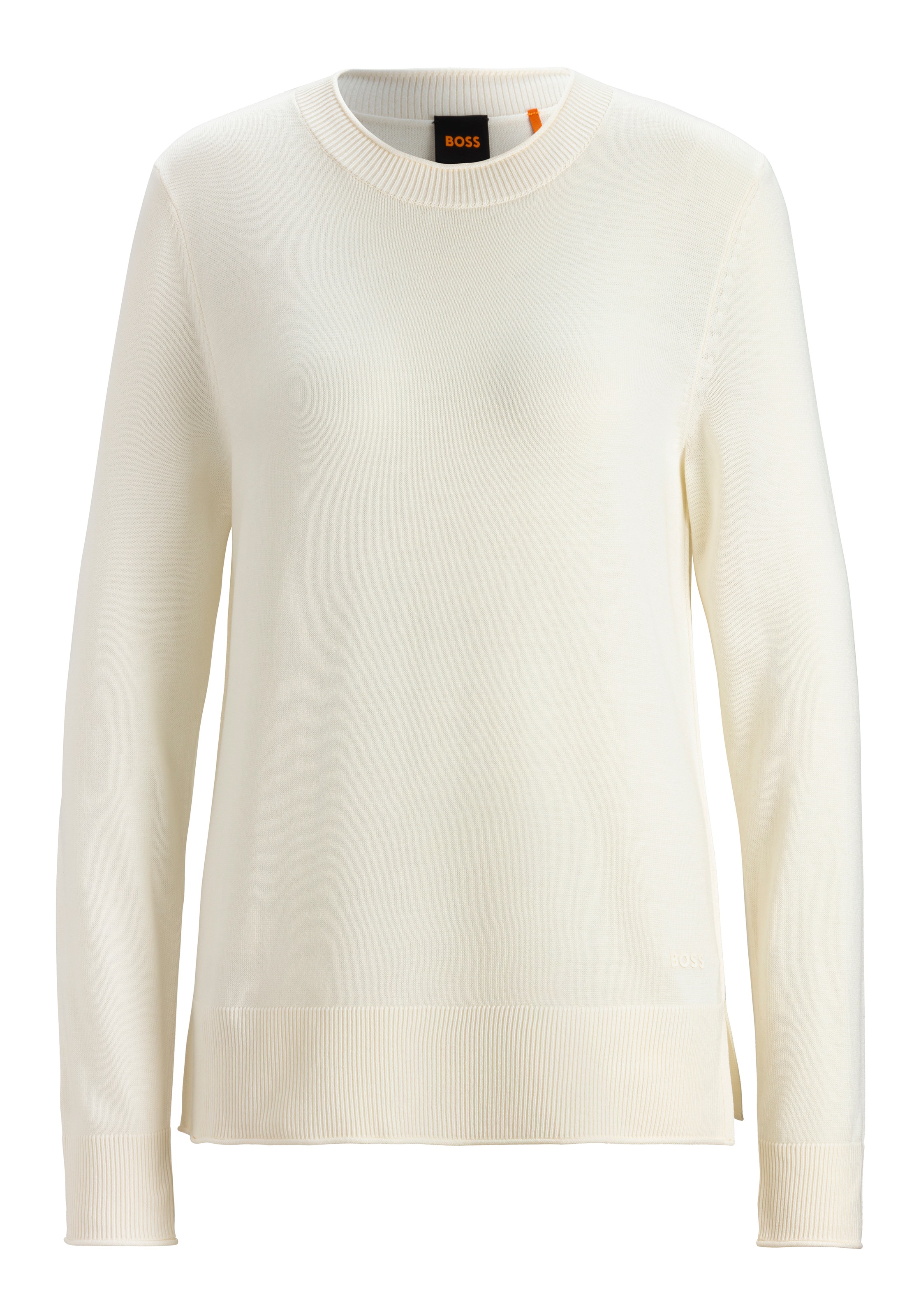 BOSS ORANGE Strickpullover "Fanikale Premium Damenmode" klassicher Basic-Pu günstig online kaufen