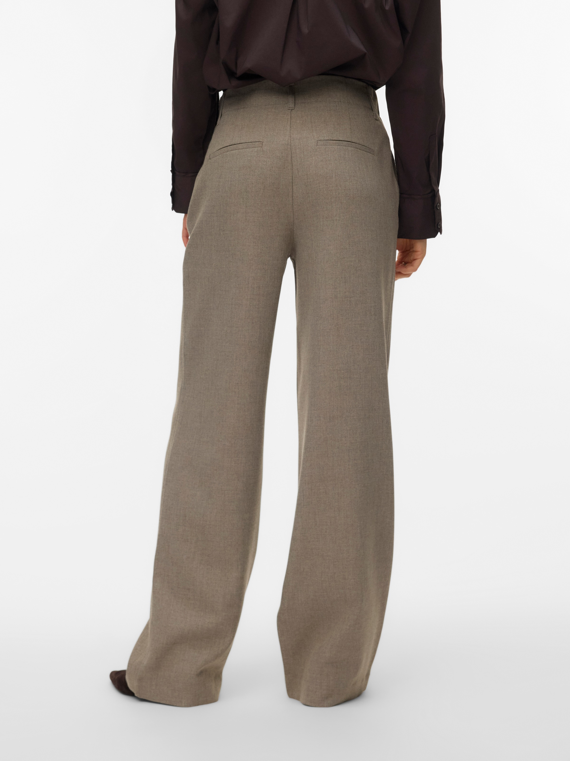 Vero Moda Anzughose "VMBESTIE HW WIDE PANT NOOS" Materialmix, weite Form, m günstig online kaufen