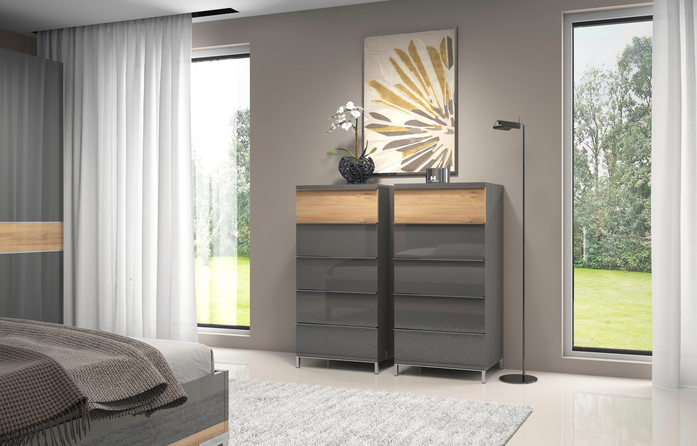 Places of Style Schubkastenkommode »Onyx«, UV lackiert, mit Soft-Close-Funktion