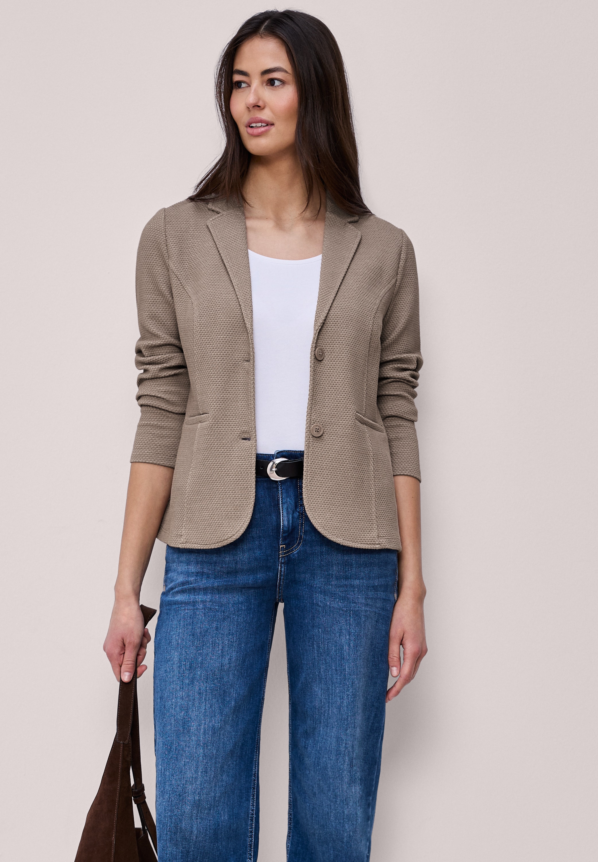 STREET ONE Kurzblazer mit Struktur