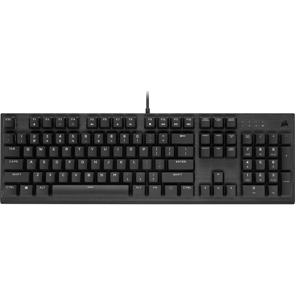 Corsair Gaming-Tastatur »K60 RGB PRO«, (Ziffernblock-ausklappbare Füße)