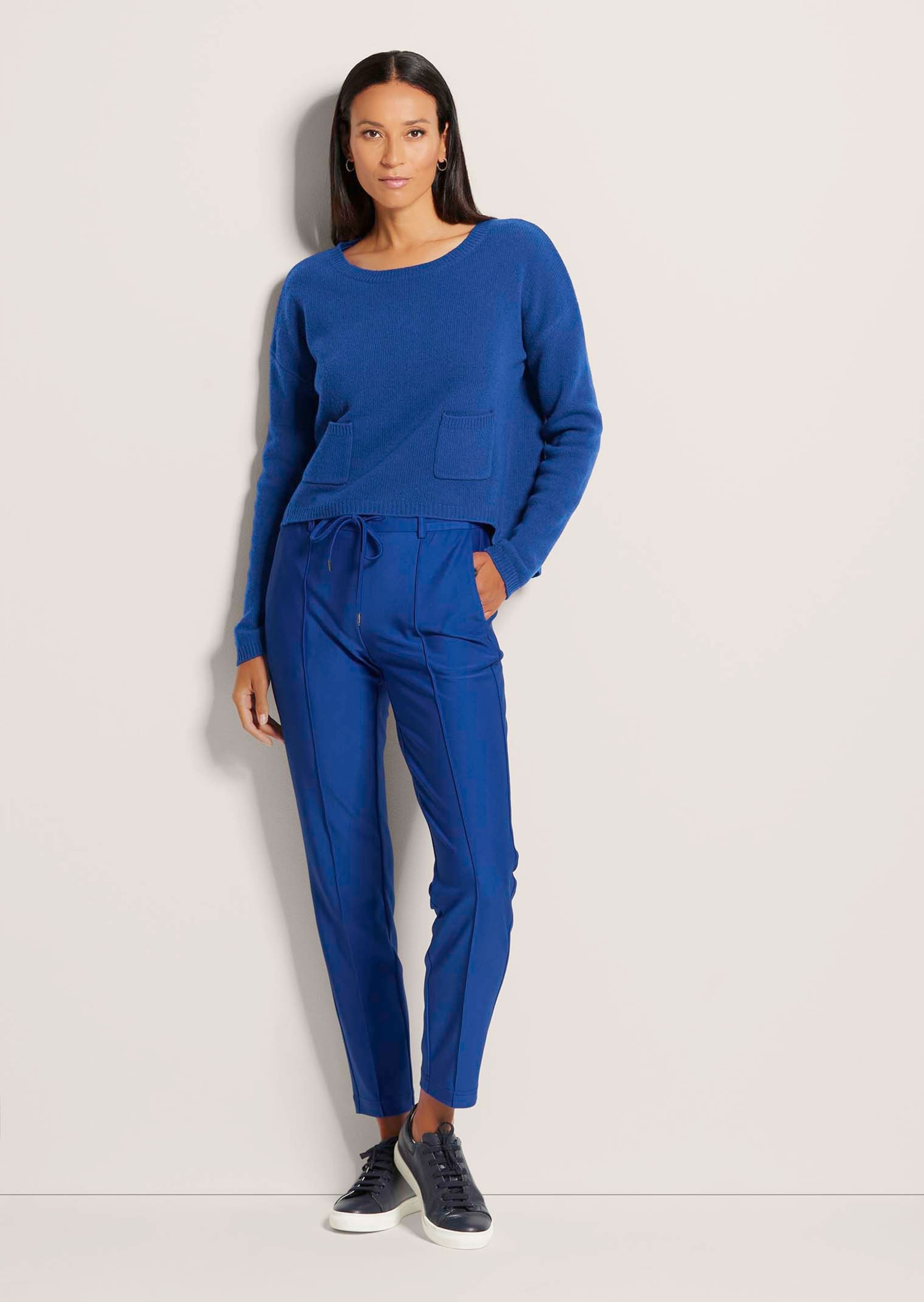 MADELEINE Longpullover "Pullover Rundhals-Pullover mit Taschen" günstig online kaufen