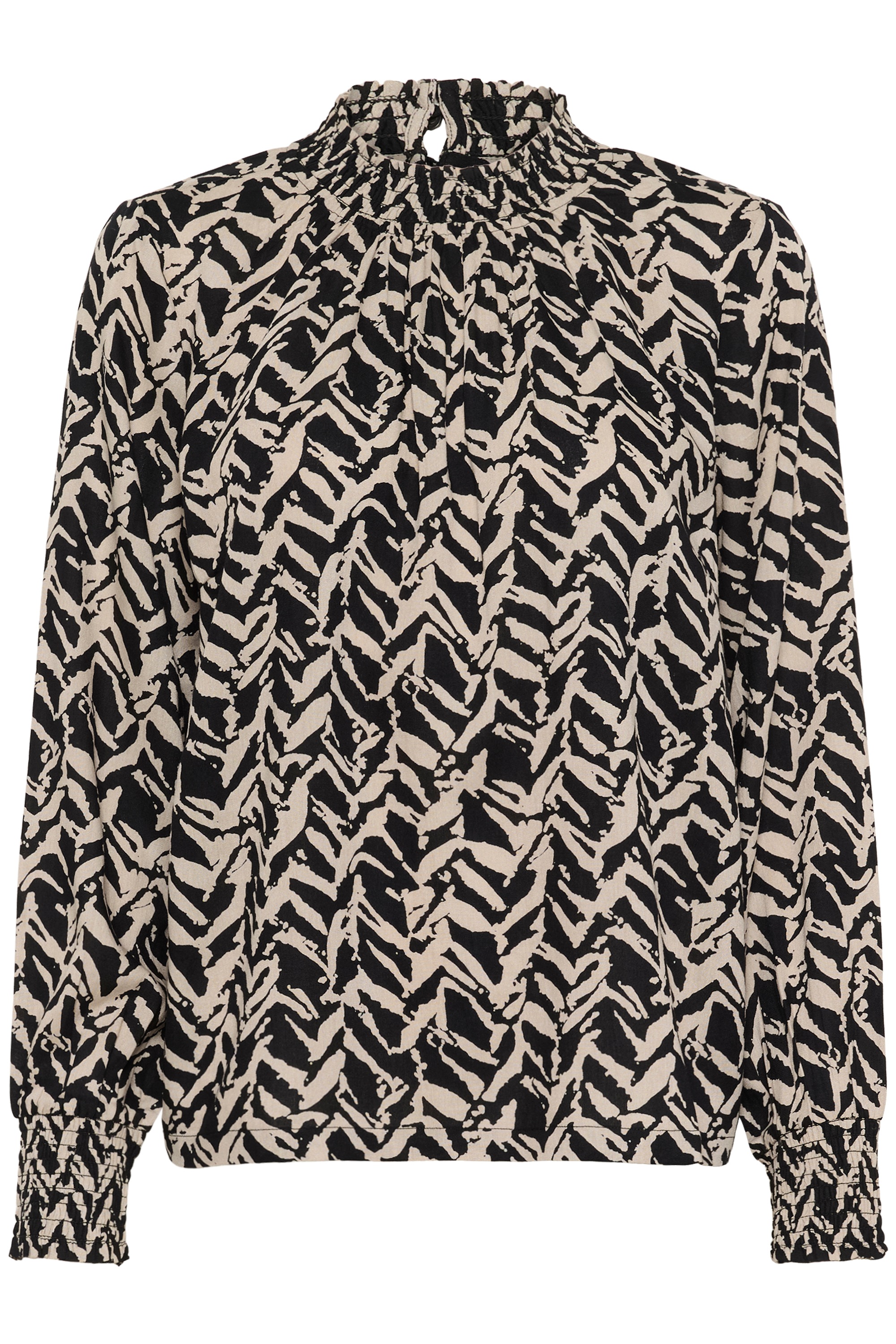 KAFFE Langarmbluse "Langarm-Bluse KAdina"