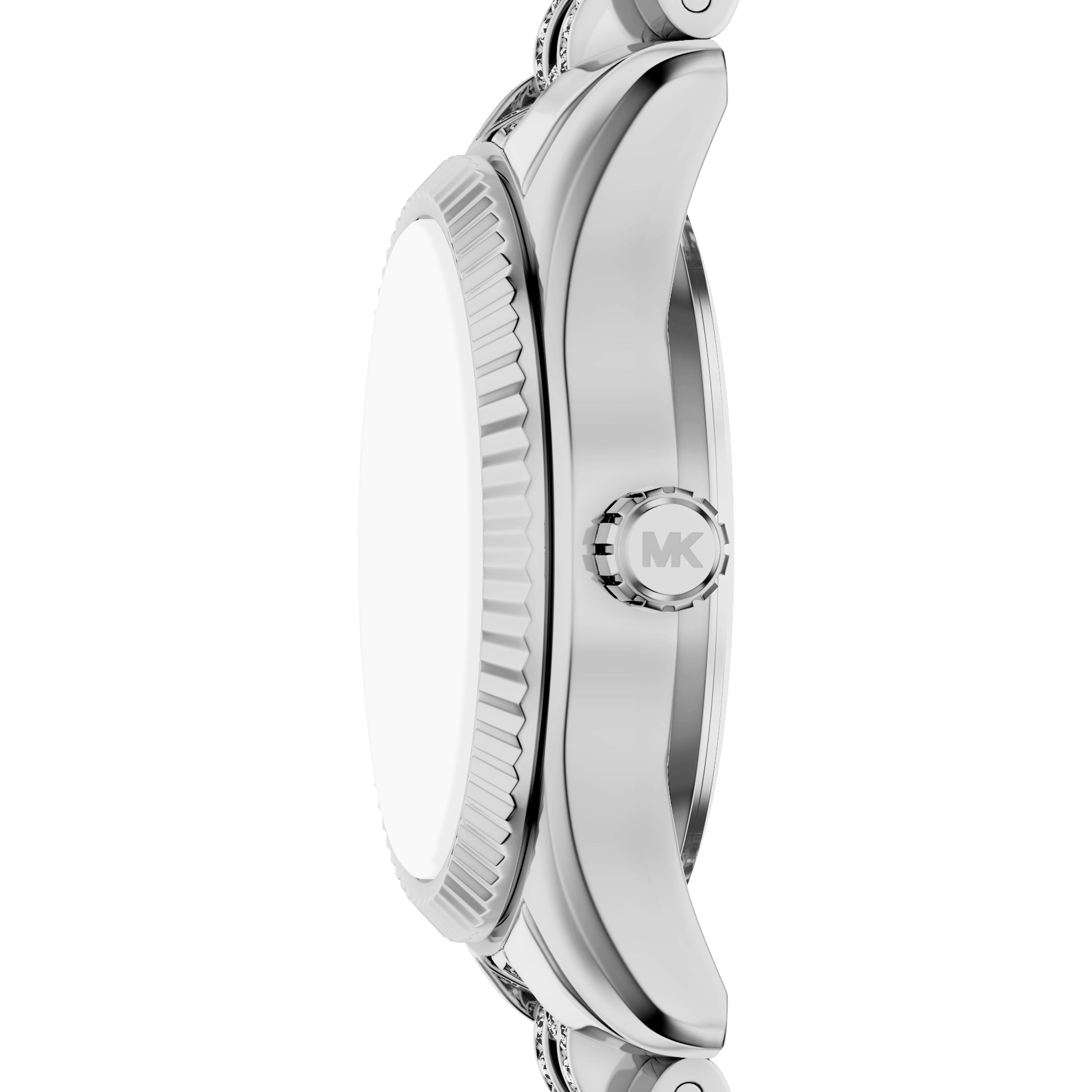 MICHAEL KORS Quarzuhr »Lexington« Armbanduhr, Damenuhr, Edelstahlarmband, analog, Glassteine
