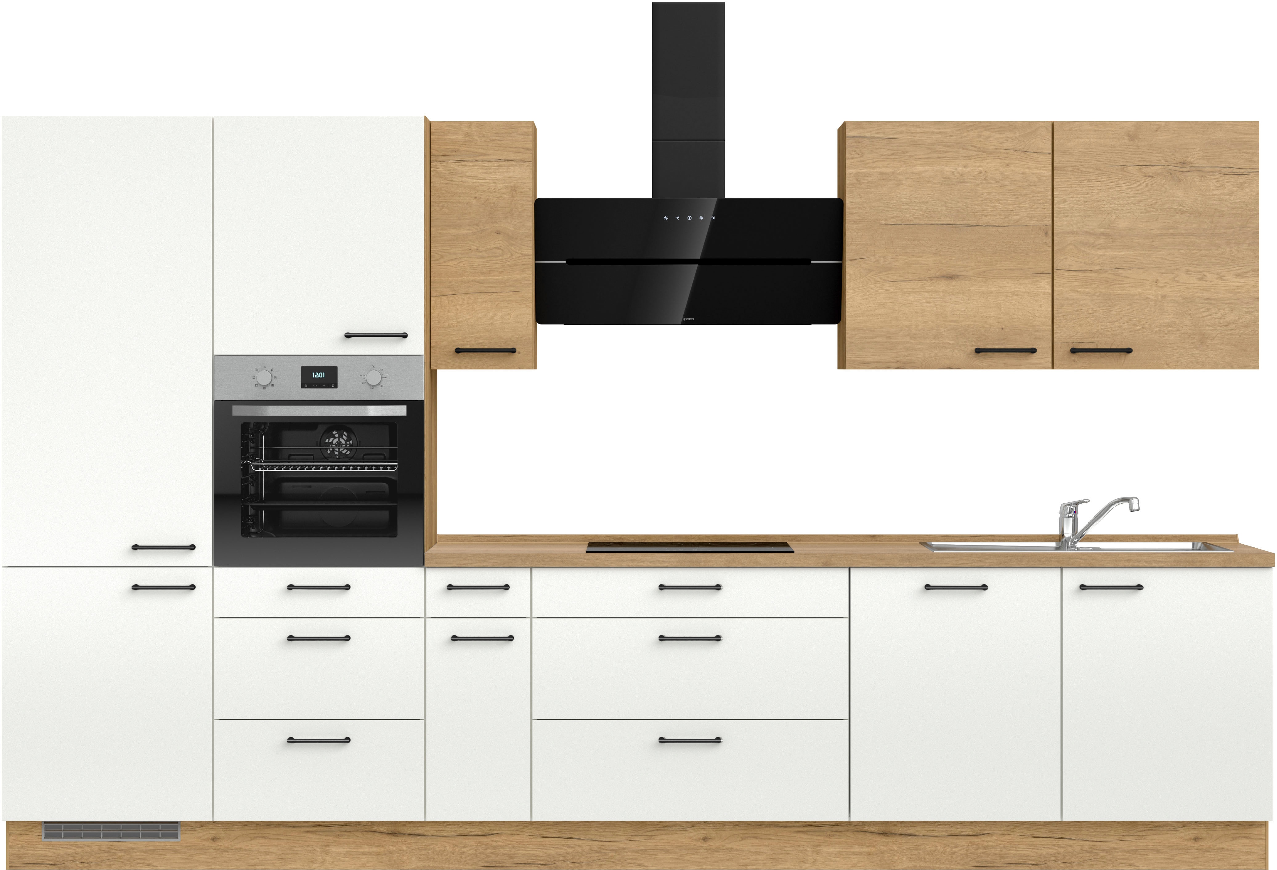nobilia ""MIAMI", NEU: individuell anpassbar mit gratis Profi-Beratung" vormontiert, Breite 360 cm, Ausrichtung wählbar, wahlw. mit E-Geräten
