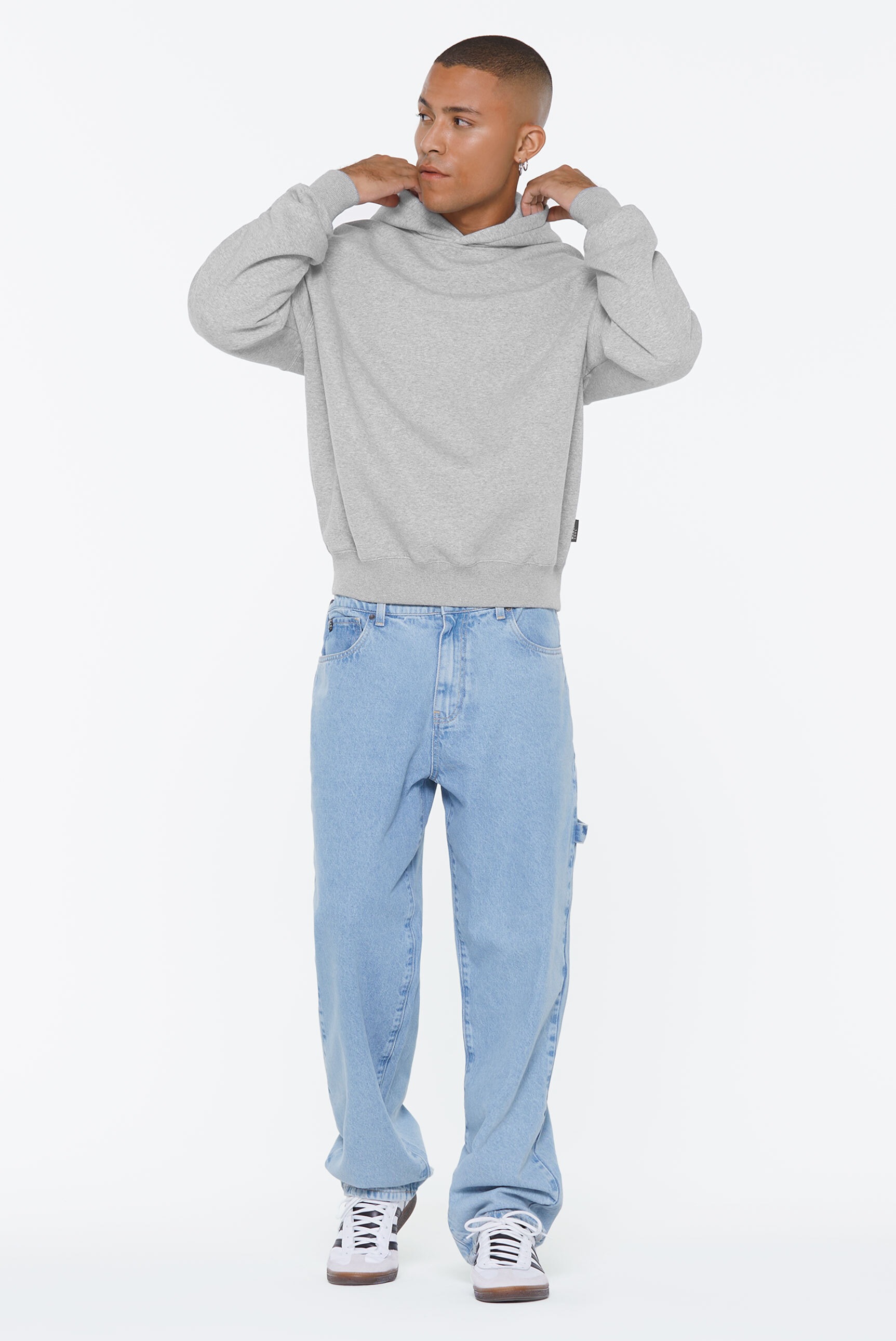 Harlem Soul Kapuzensweatshirt, mit überschnittenen Schultern