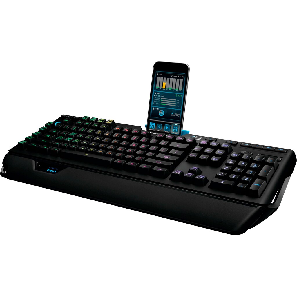 Logitech G Gaming-Tastatur »G910«, (Multimedia-Tasten-Handgelenkauflage-Ziffernblock), inkl. G903 Gaming Maus