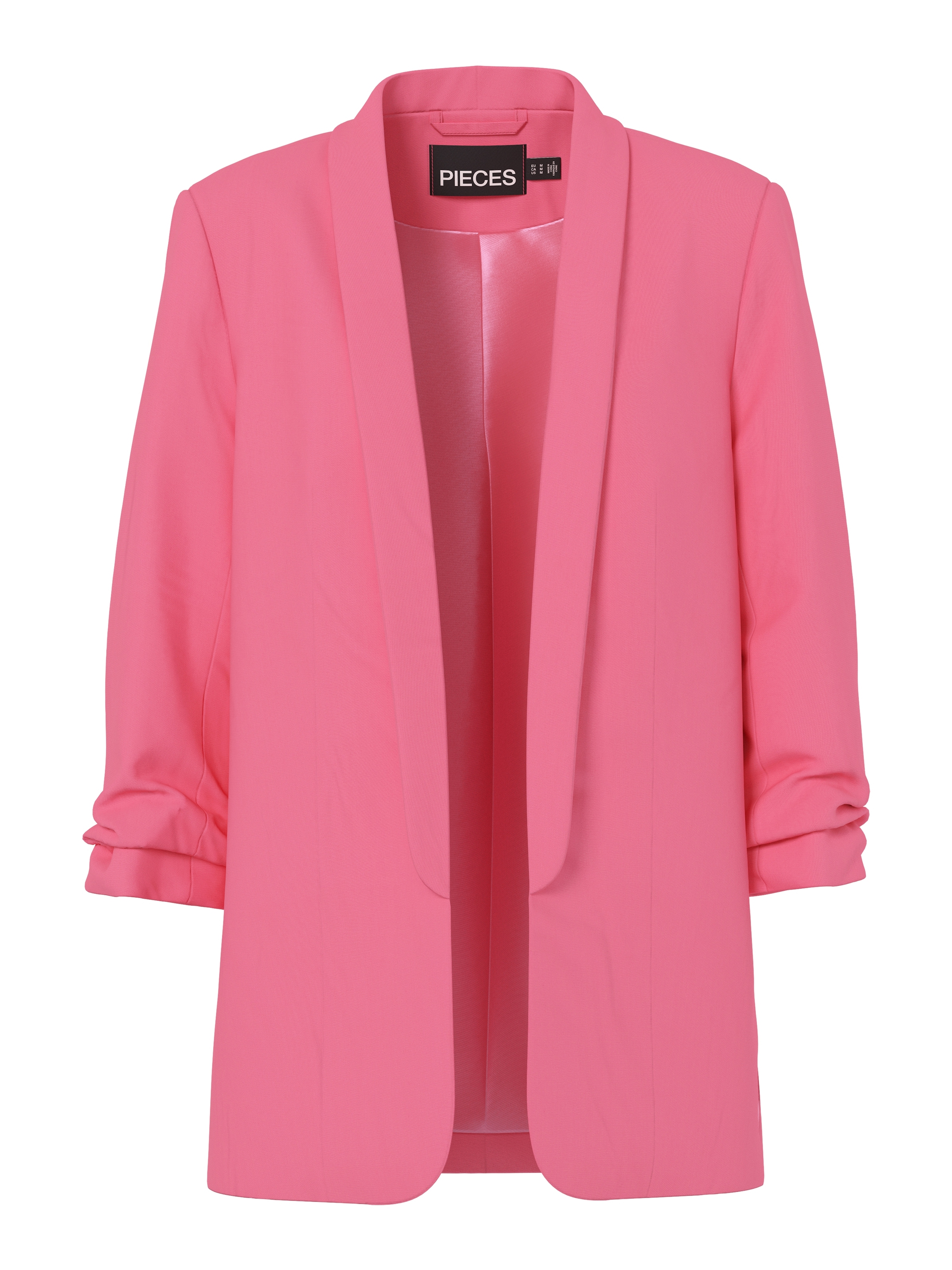 pieces Blusenblazer »PCBOSELLA 3/4 BLAZER NOOS«, mit Faltendetail am Ärmel