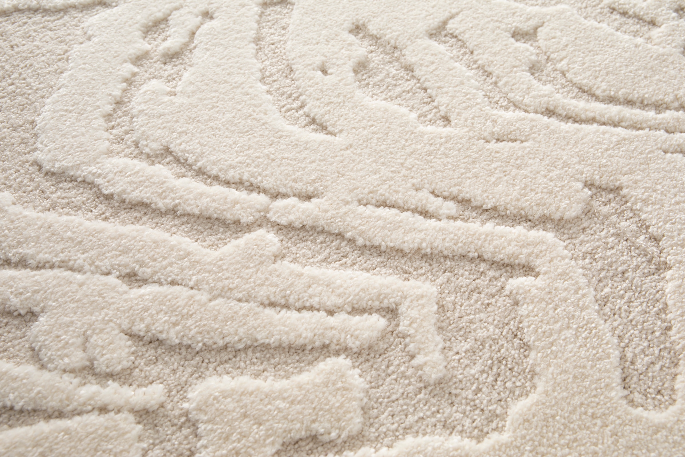 Primaflor-Ideen in Textil Teppich "COSMO Waves, Made in Belgium" rechteckig günstig online kaufen