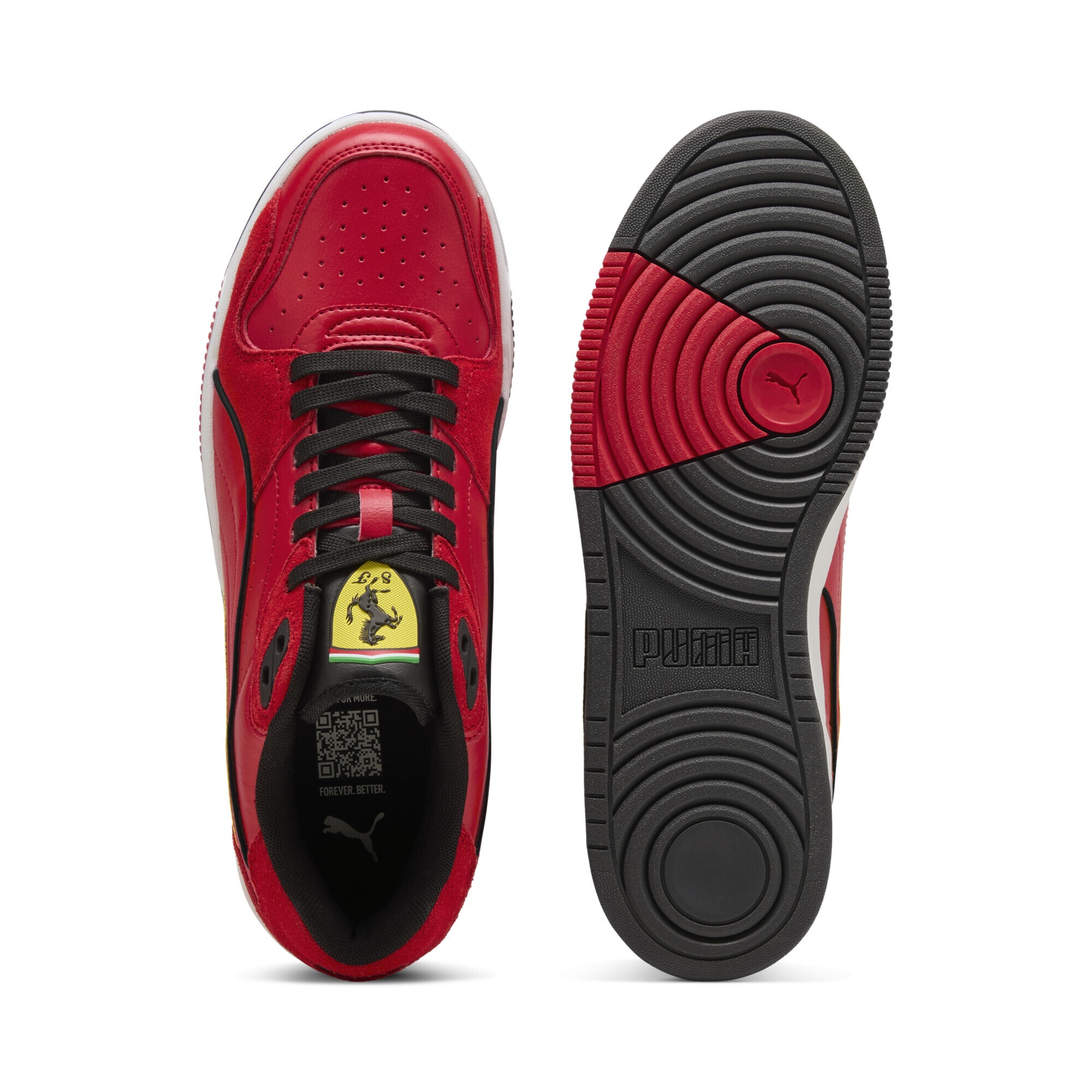 Baskets Puma Scuderia Ferrari RBD Break Low Noir Rouge Taille 42 3