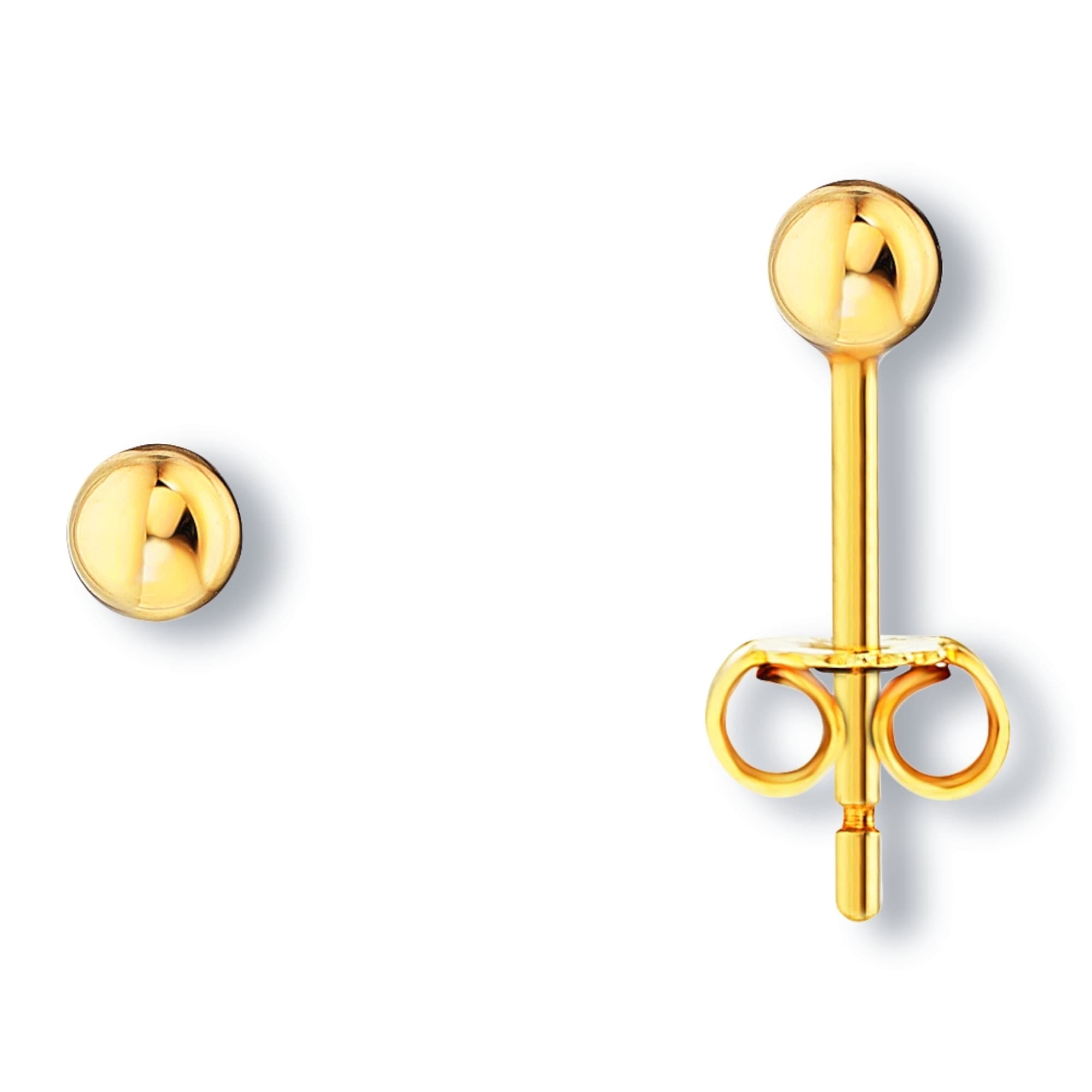 Paar Ohrhänger ONE ELEMENT "Kugel Ohrringe Ohrstecker aus 333 Gelbgold", gold, Ohrringe, Damen, Damen, Gelbgold 333 Gold, Gelbgold 333, Gold, Kleines Statement – persönlich, stilvoll, alltagstauglich