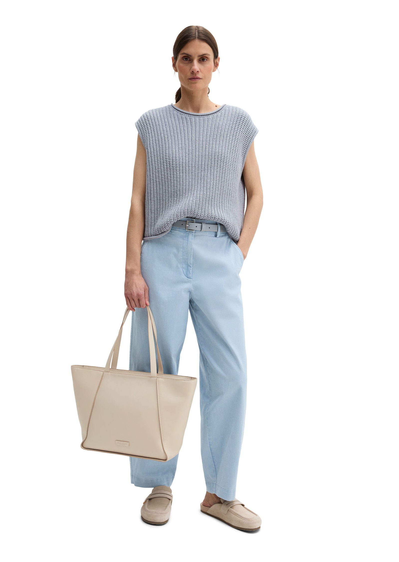 Marc O'Polo Shopper »aus einer Lederalternative aus recyceltem Polyester«