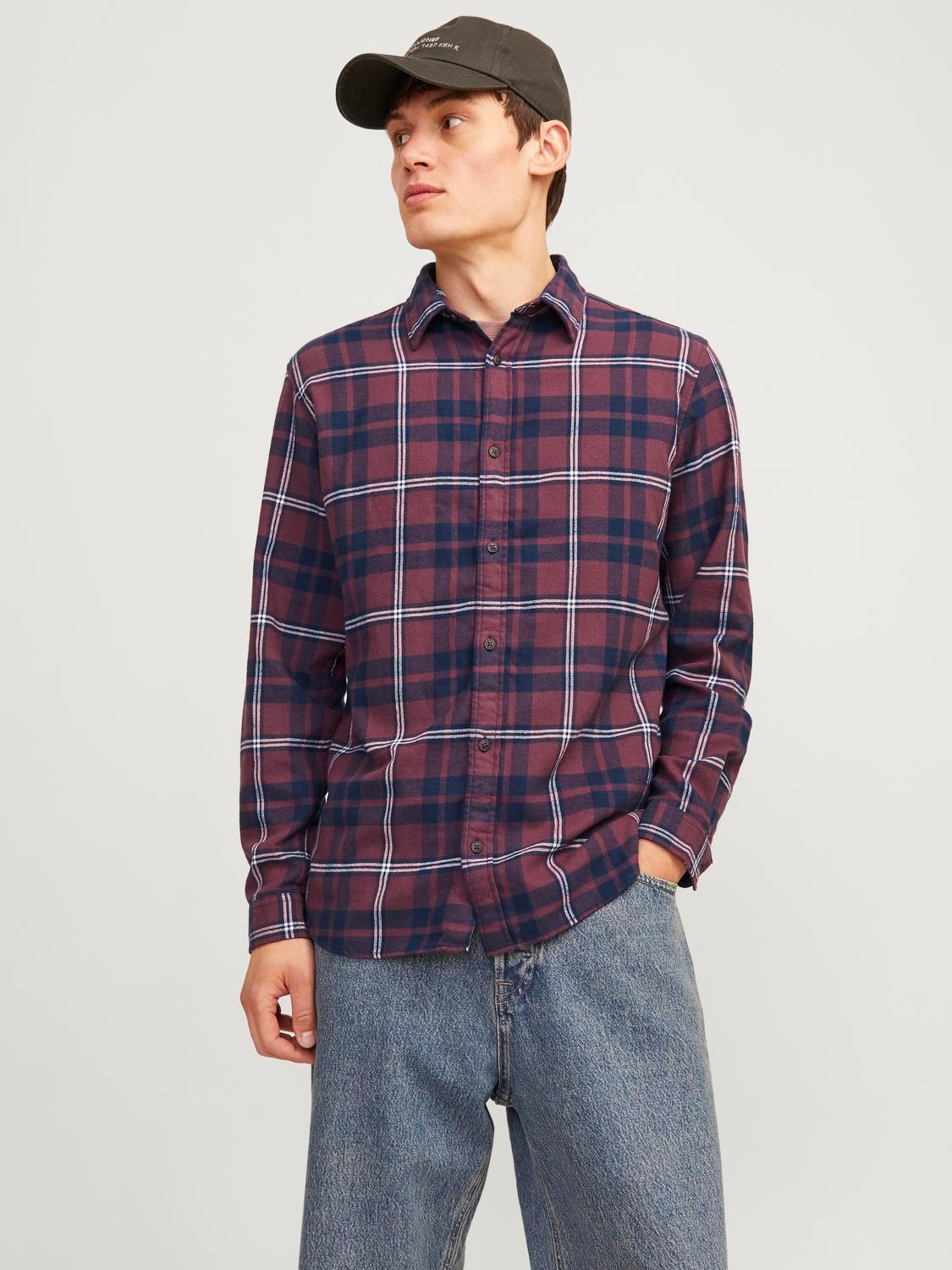 Jack & Jones Langarmhemd "JJJOSHUA FALL FLANNEL SHIRT LS" günstig online kaufen