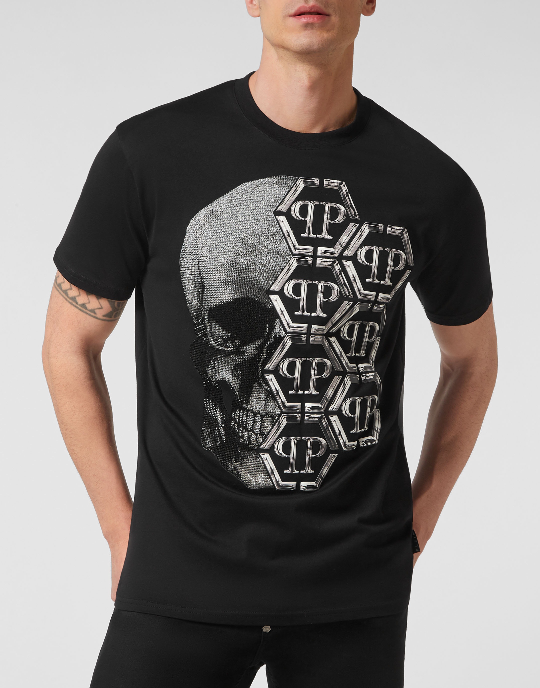 PHILIPP PLEIN T-Shirt "Hexagon" günstig online kaufen