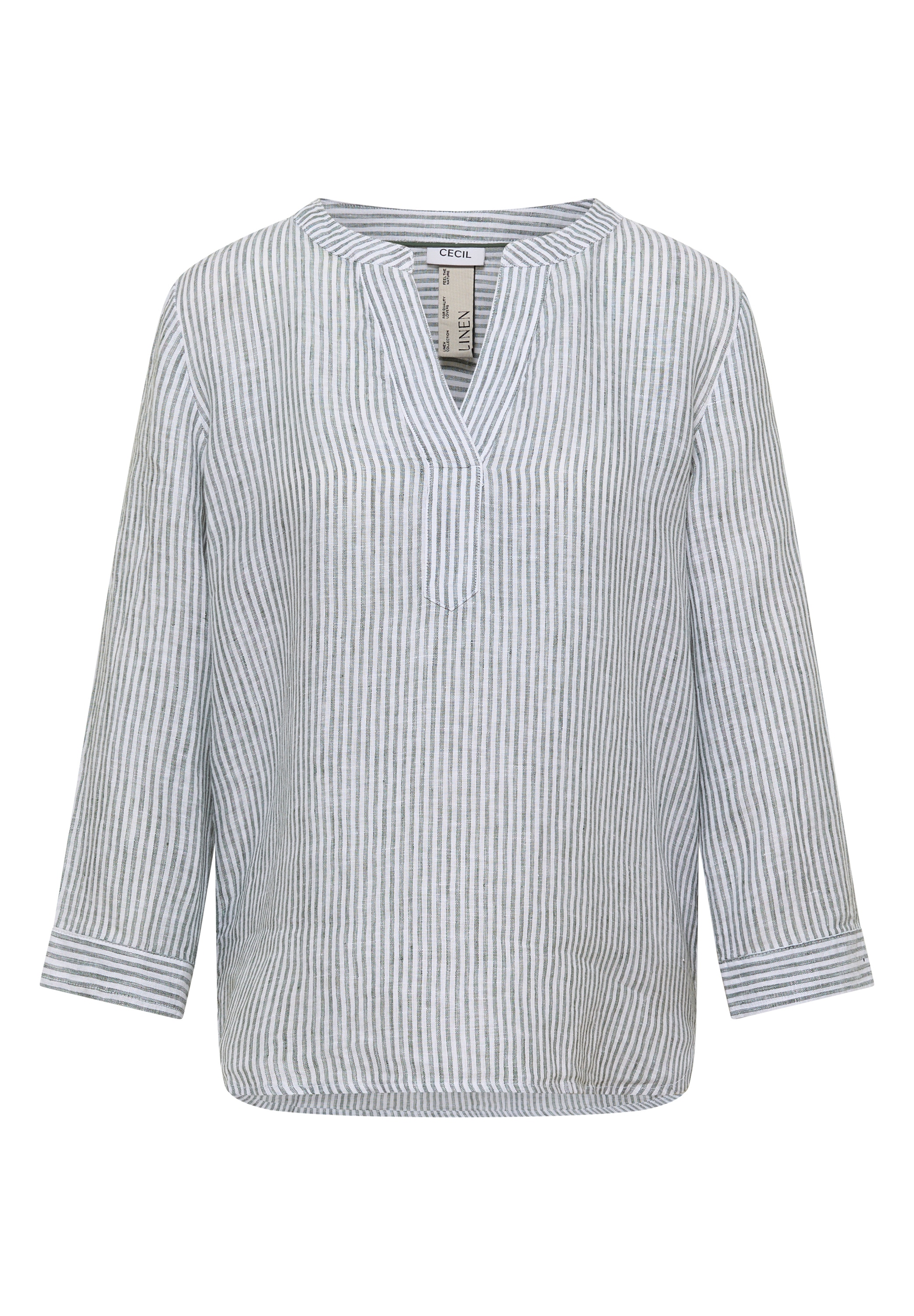 Cecil Langarmbluse aus Leinen
