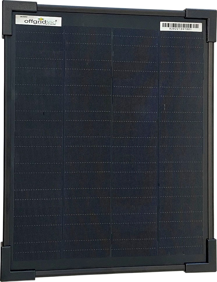 offgridtec Solarmodul »OLP 10W Solarpanel 12V Schindeltechnologie PERC«, innovative PERC-Technologie