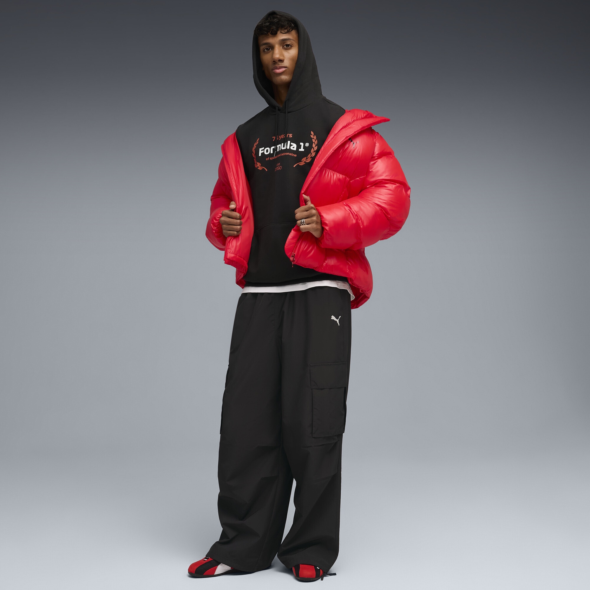 PUMA Hoodie »F1® Essentials Logo Graphic Hoodie Herren«