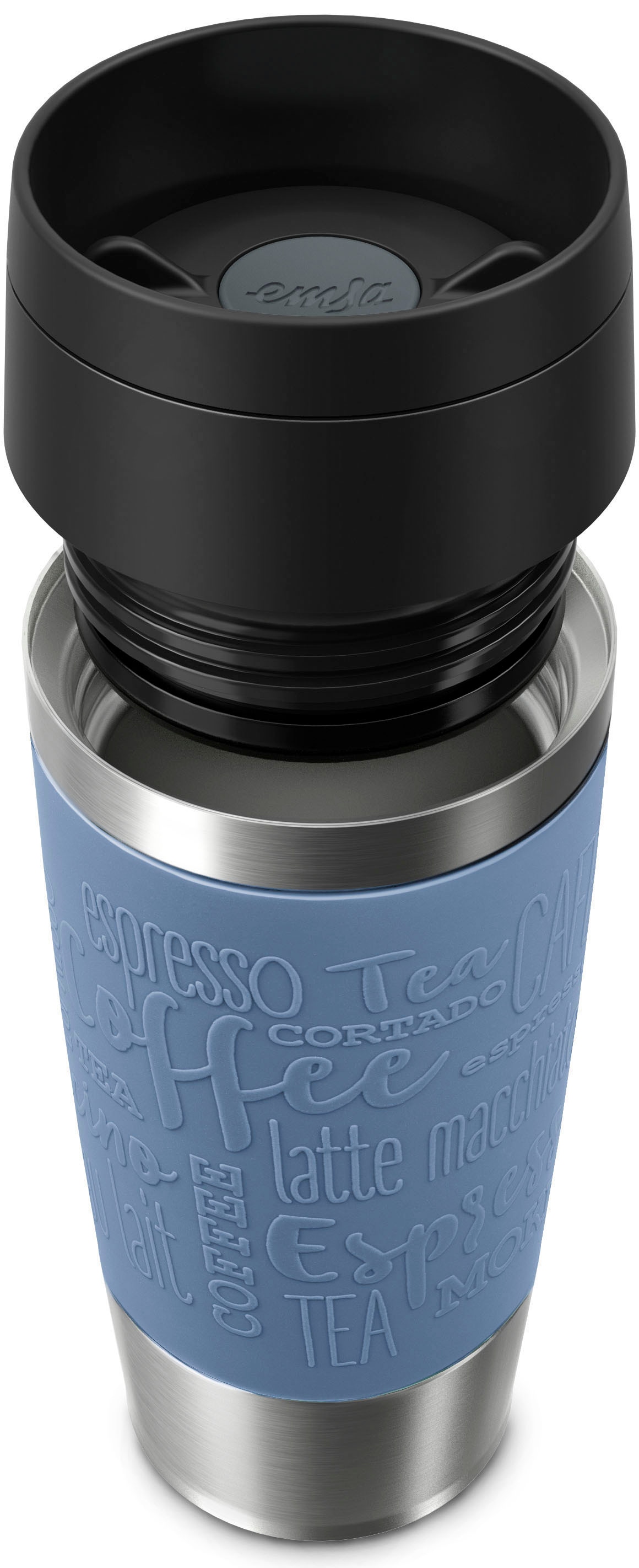 Emsa Thermobecher »Travel Mug Classic«, 4h heiß, 8h kalt, 100% dicht, spülmaschinenfest, 360°-Trinköffnung