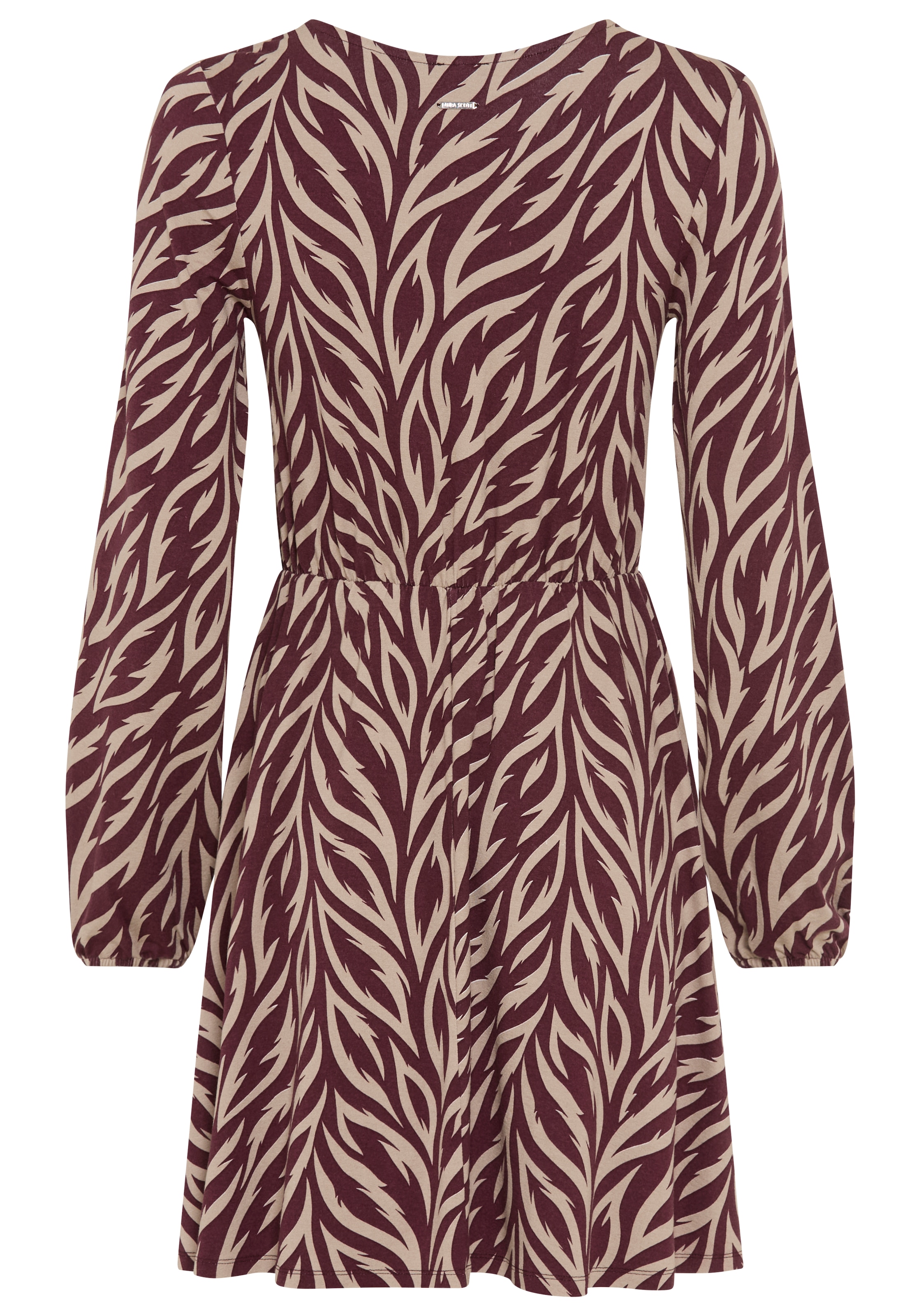 Laura Scott Jerseykleid mit V-Ausschnitt, figurbetonte Passform