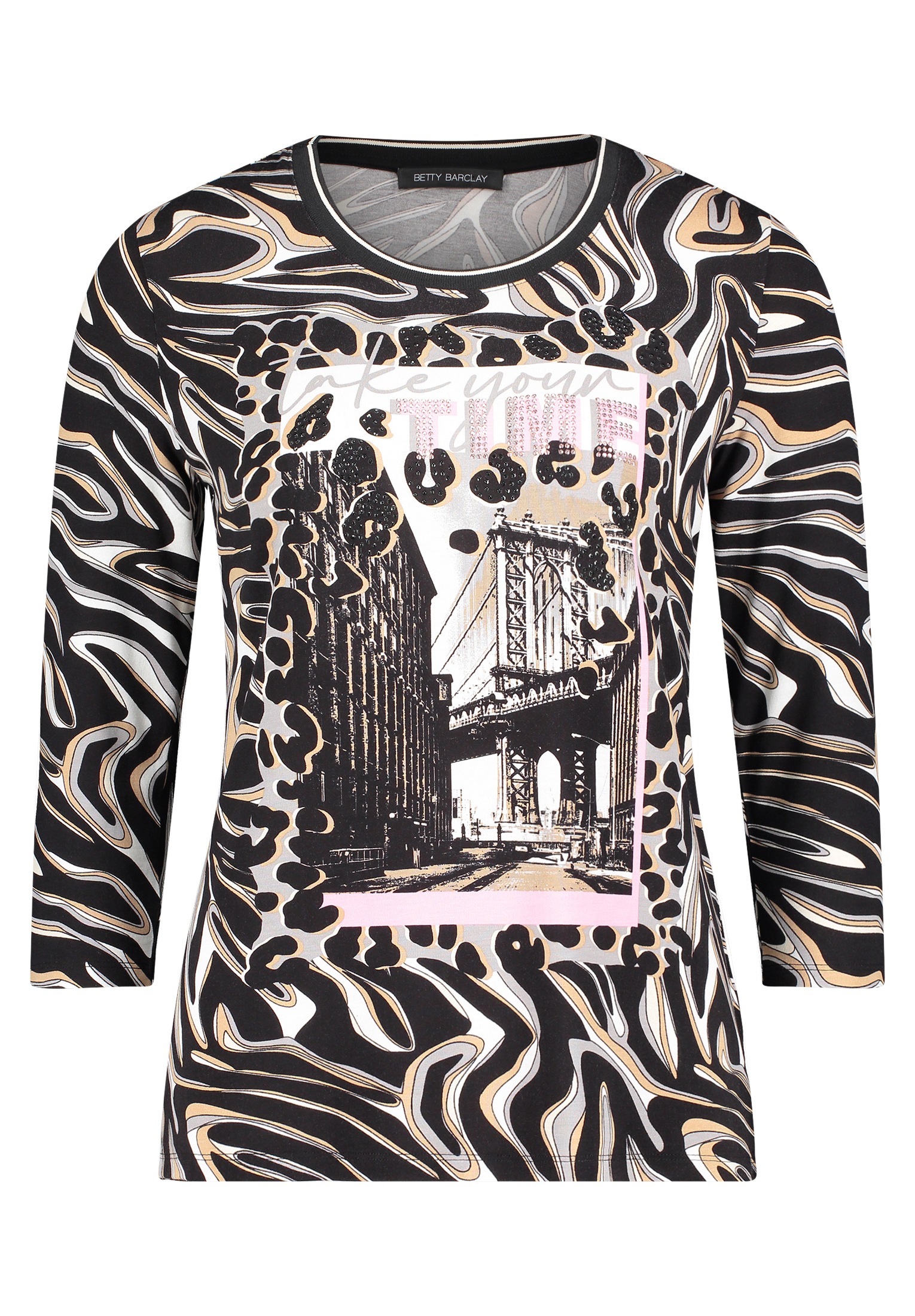 Betty Barclay 3/4-Arm-Shirt "Betty Barclay Basic Shirt mit Print", Druck günstig online kaufen