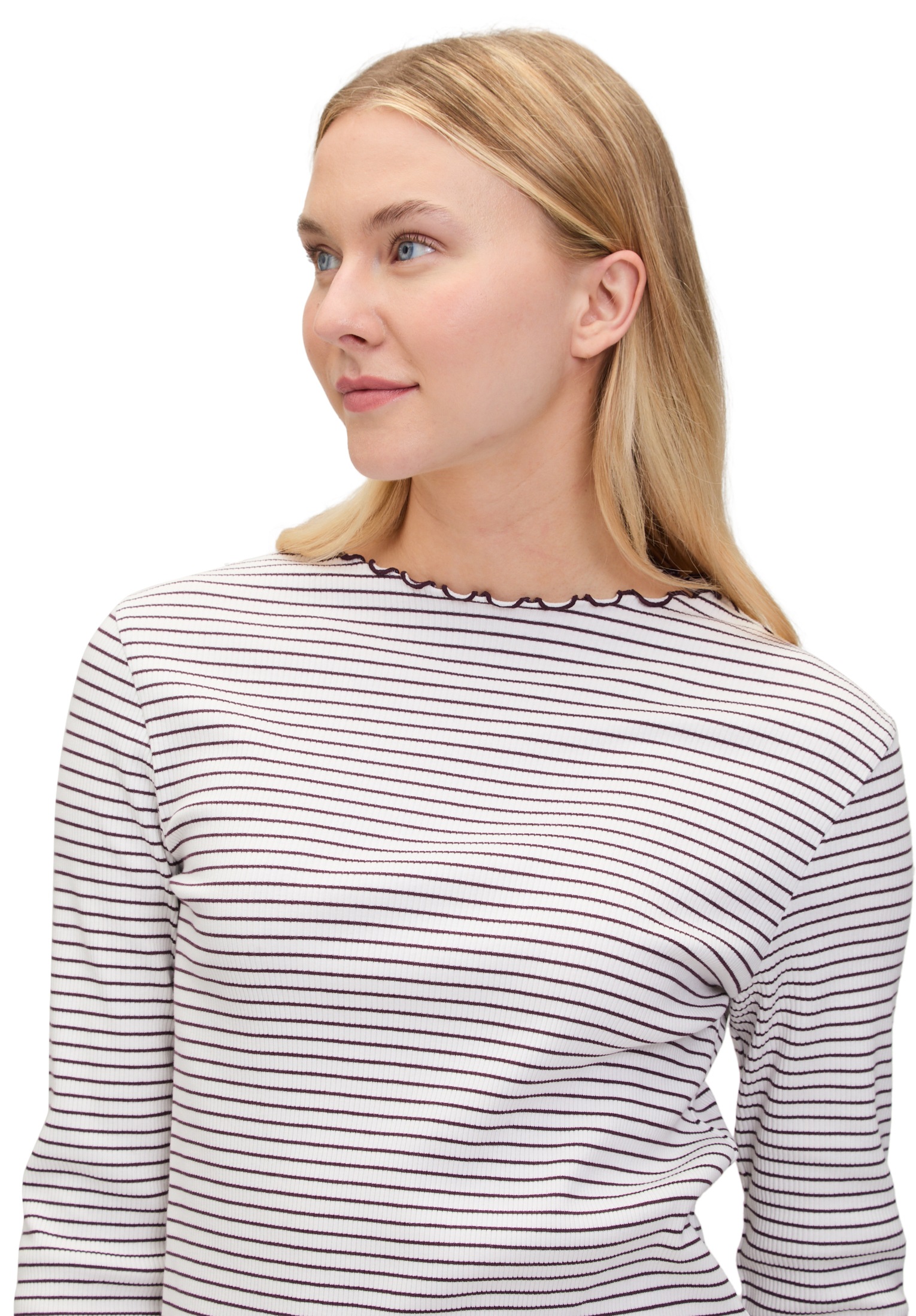 Cartoon Kurzarmshirt »Cartoon Damen Langarm-Shirt mit Kragen«, (1 tlg.)