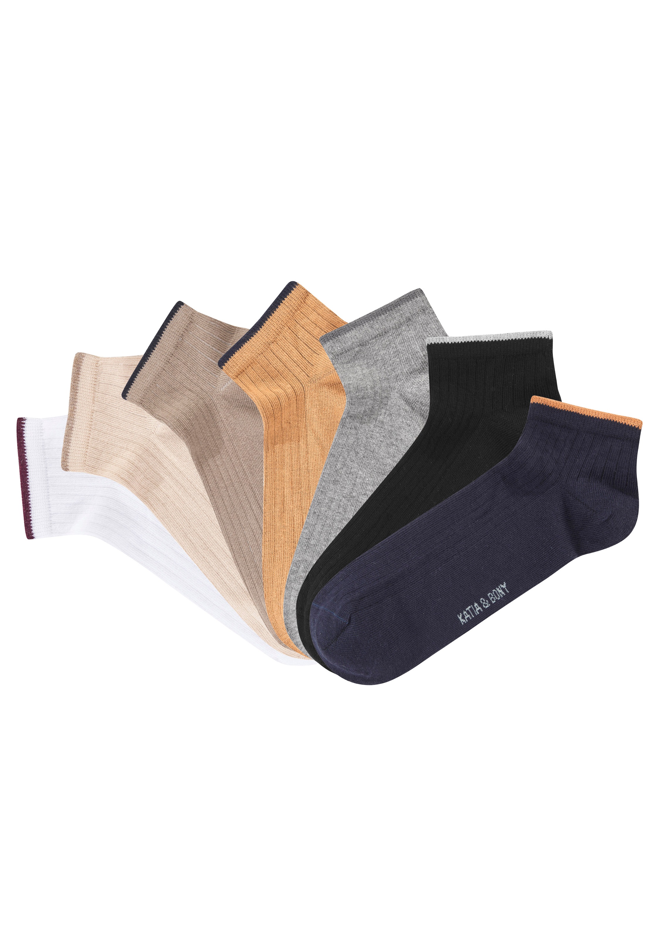 H.I.S Kurzsocken Packung, 7 Paar tlg. in schöner Farbpackung günstig online kaufen