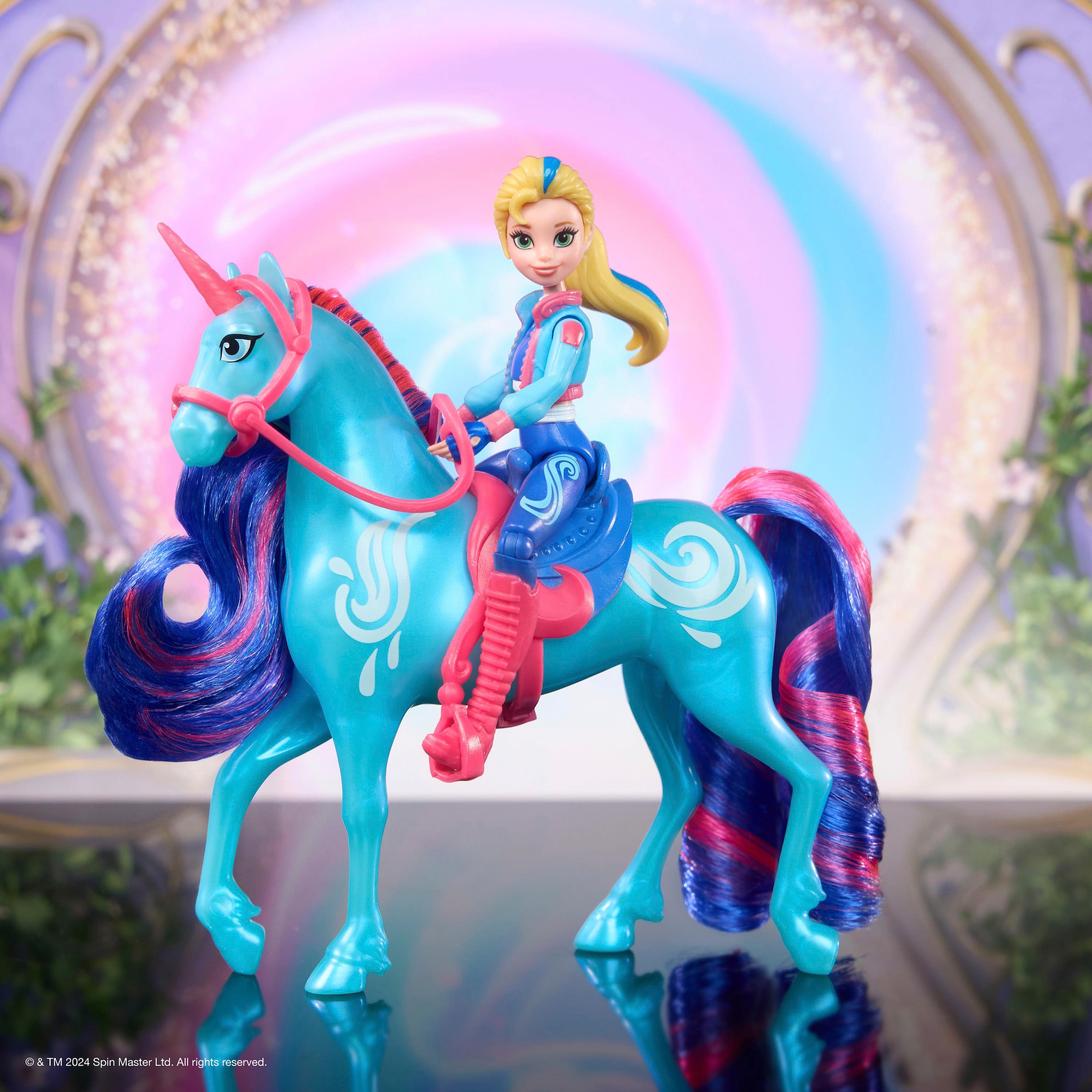 Spin Master Anziehpuppe »Unicorn Academy - Small Doll & Unicorn - Isabel & River«