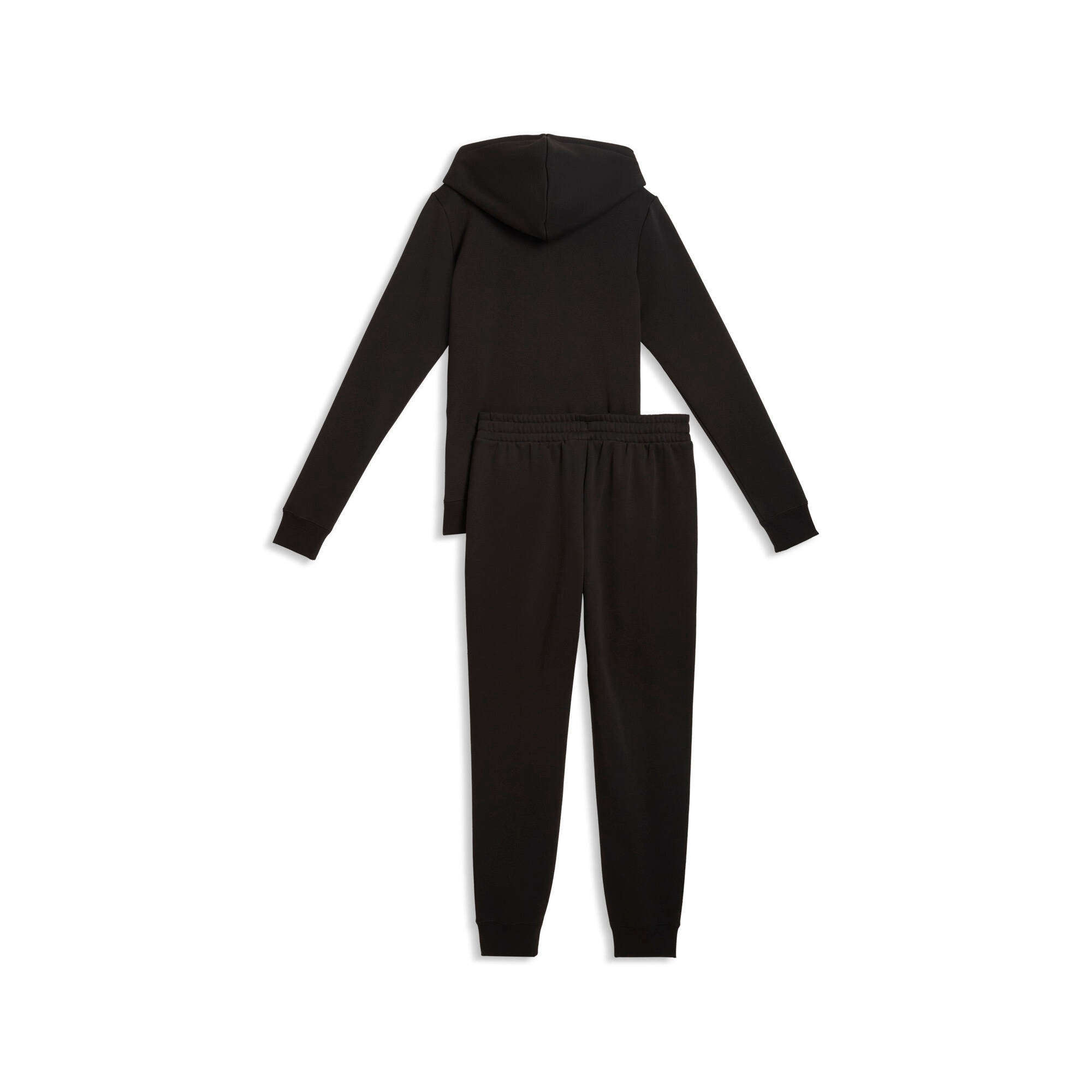 PUMA Trainingsanzug »HOODED SWEAT SUIT FULL-ZIP FL CL« 2 2-teiliges Set, mit Kapuze, Langarm-Oberteil, aus Baumwollmischung