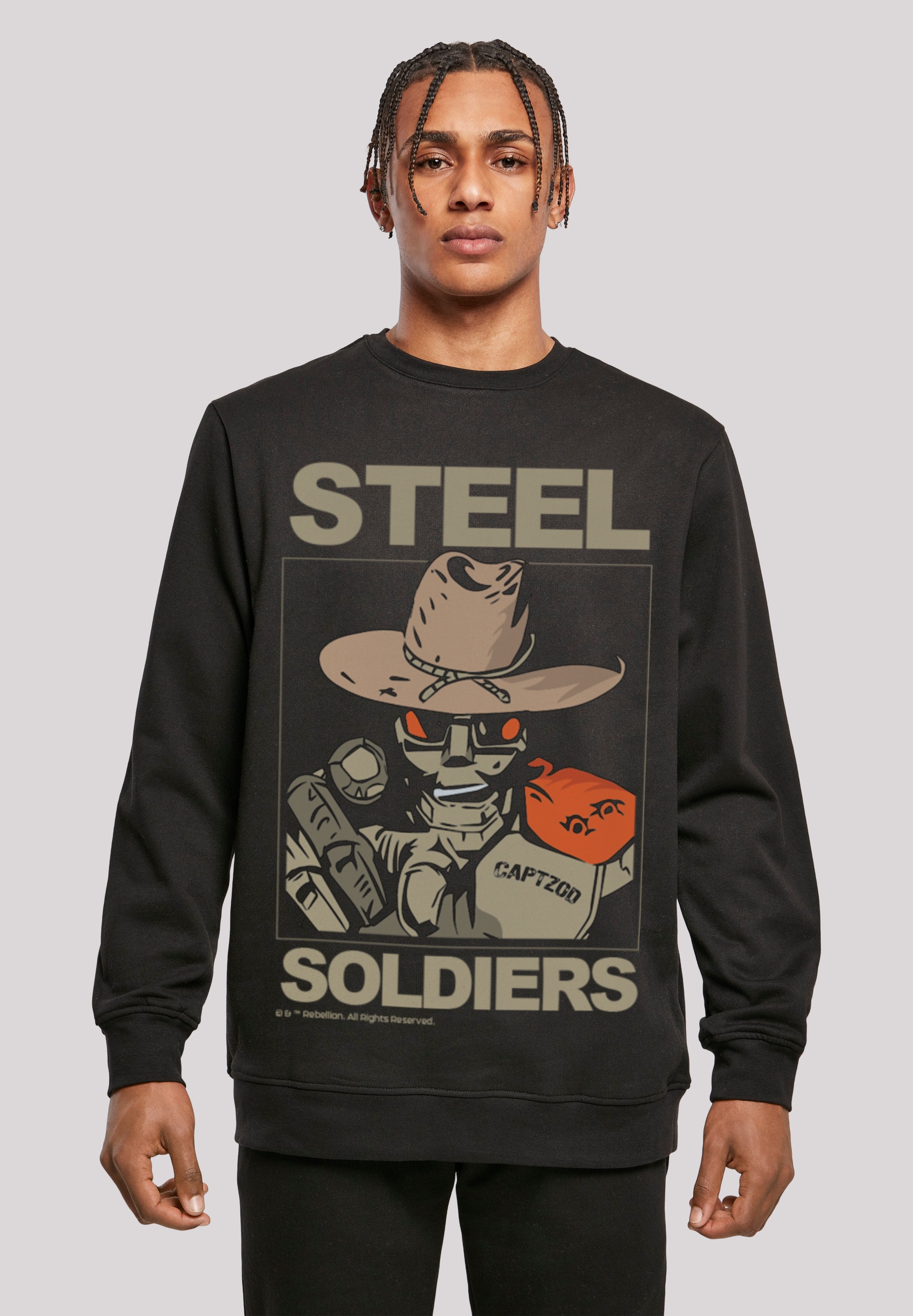 F4NT4STIC Kapuzenpullover "Retro Gaming STEEL SOLDIERS", Print günstig online kaufen