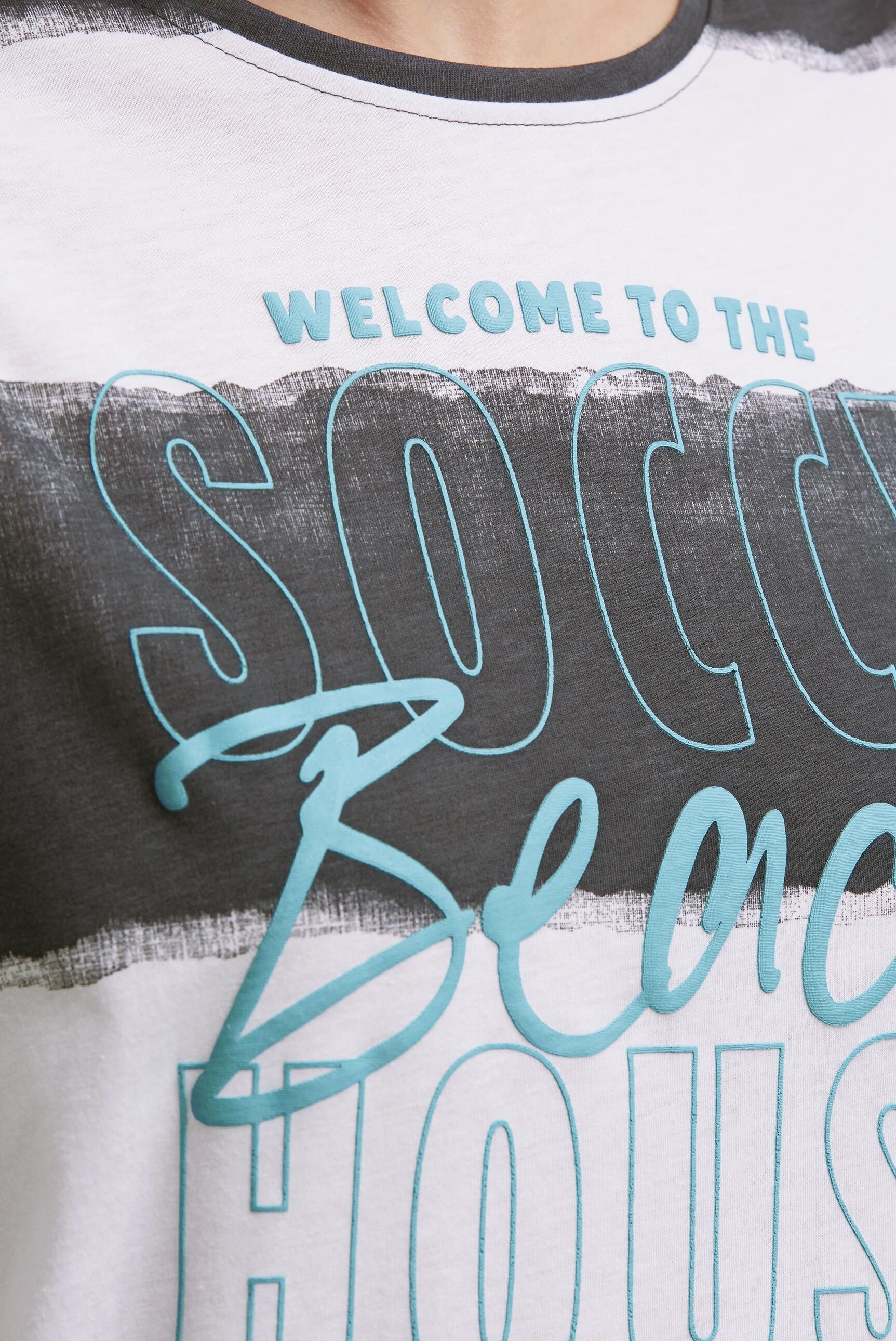 SOCCX Rundhalsshirt mit Baumwolle