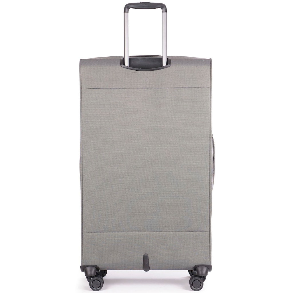 Stratic Weichgepäck-Trolley »Bendigo Light + L, silver«, 4 Rollen