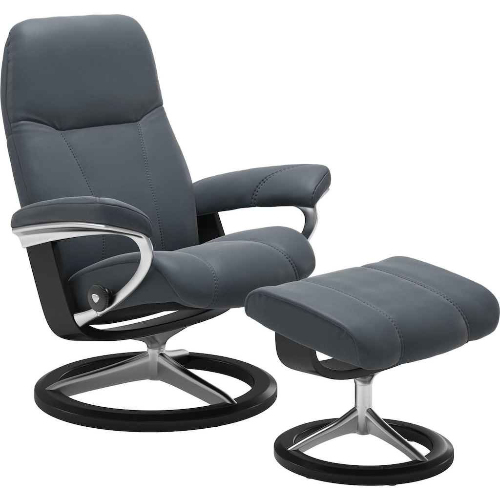 Stressless® Relaxsessel »Consul«, (Set, Relaxsessel mit Hocker)