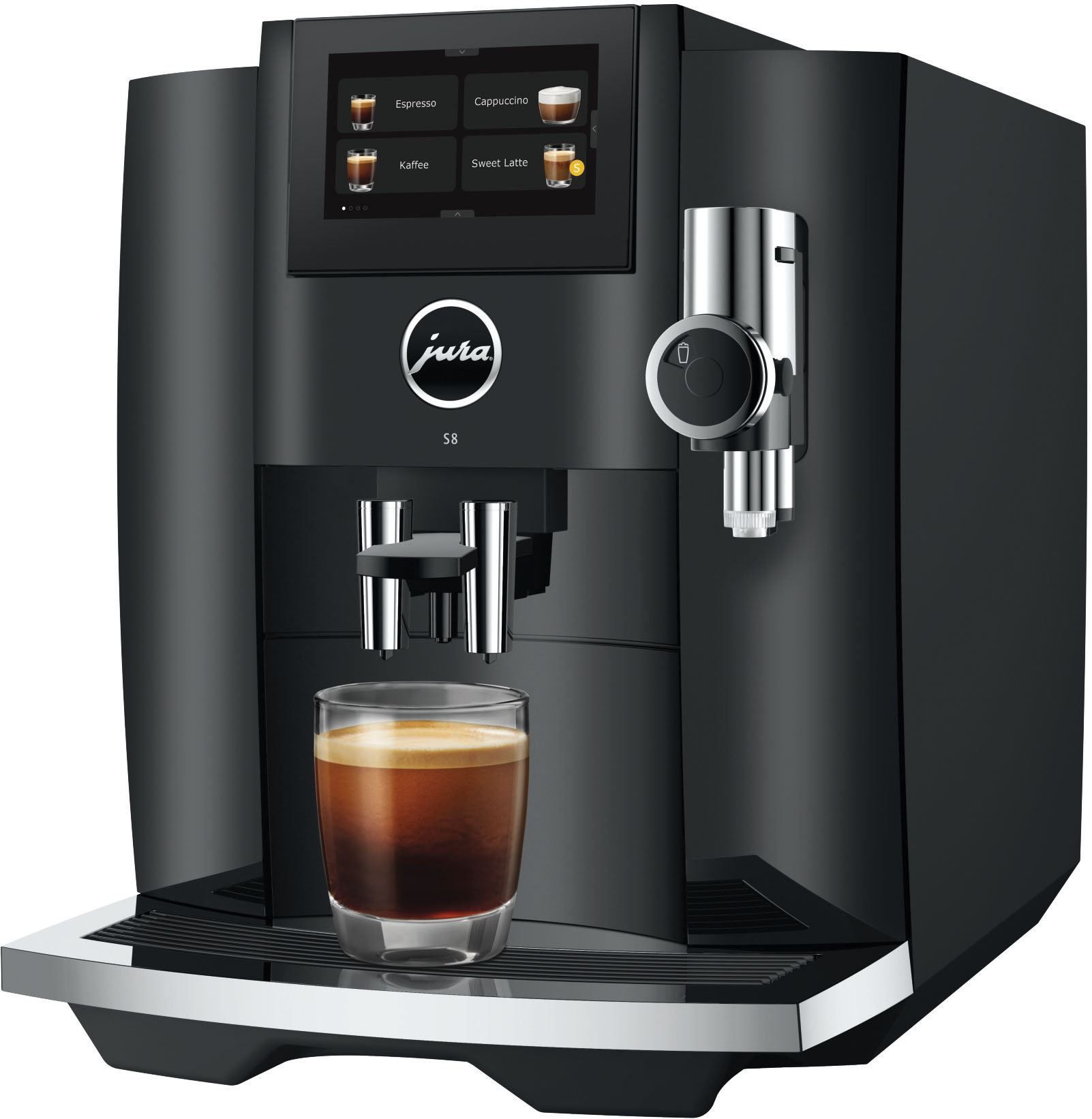 Jura Piano Schwarz (Eb) Kaffeevollautomat "15482 S8" von Baur