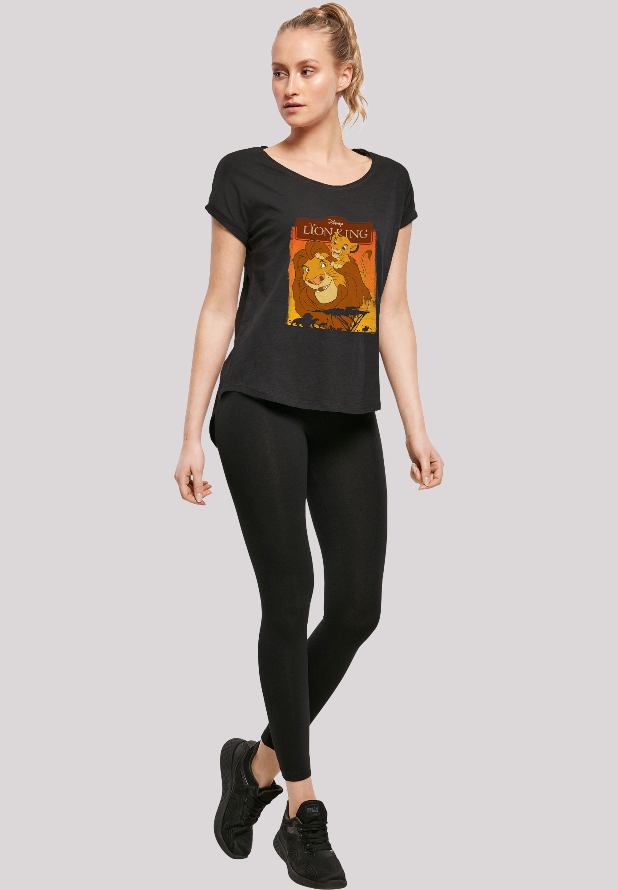 F4NT4STIC T-Shirt »' König der Löwen Simba und Mufasa'« Print