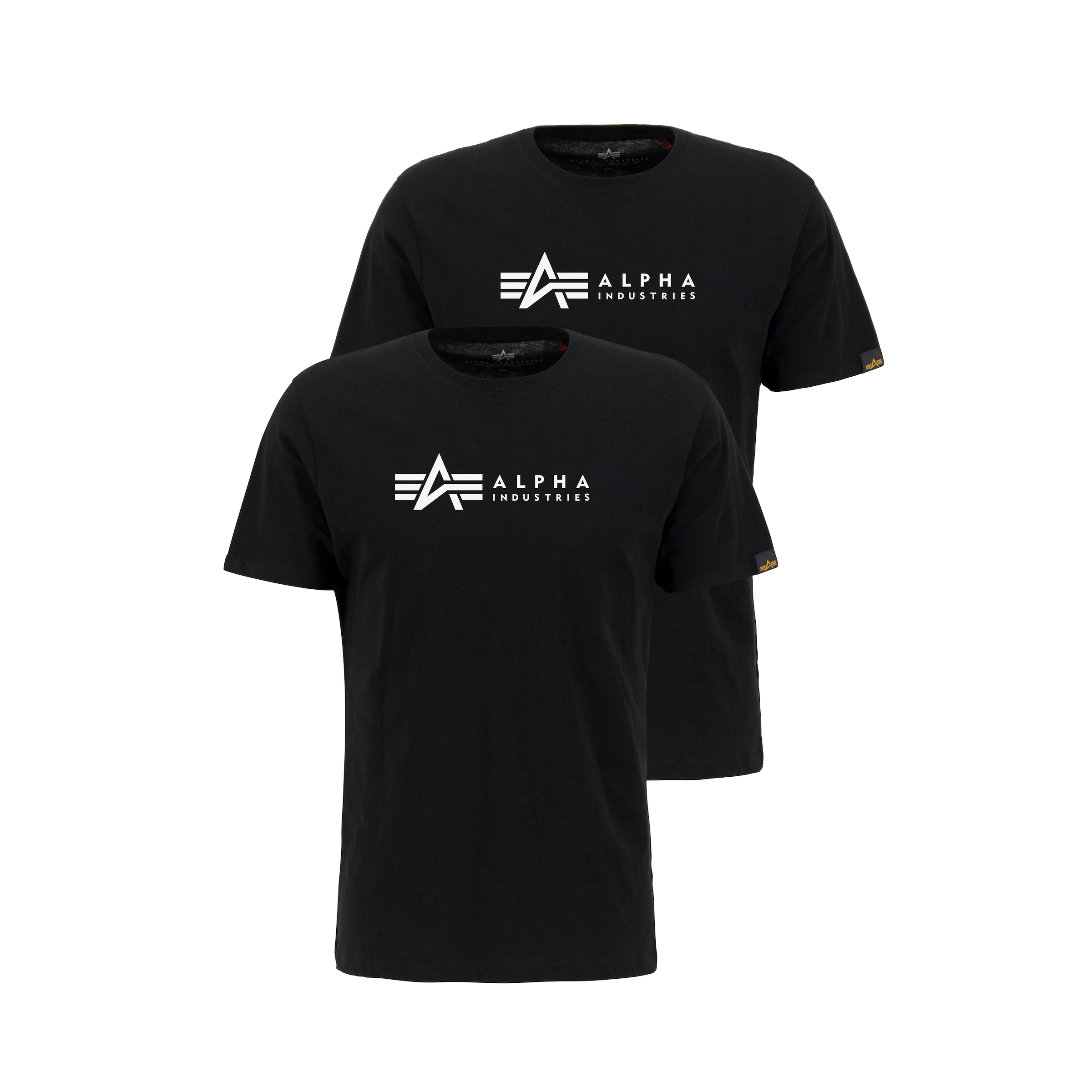Alpha Industries Rundhalsshirt "Label T 2 Pack", 2 Stk. günstig online kaufen