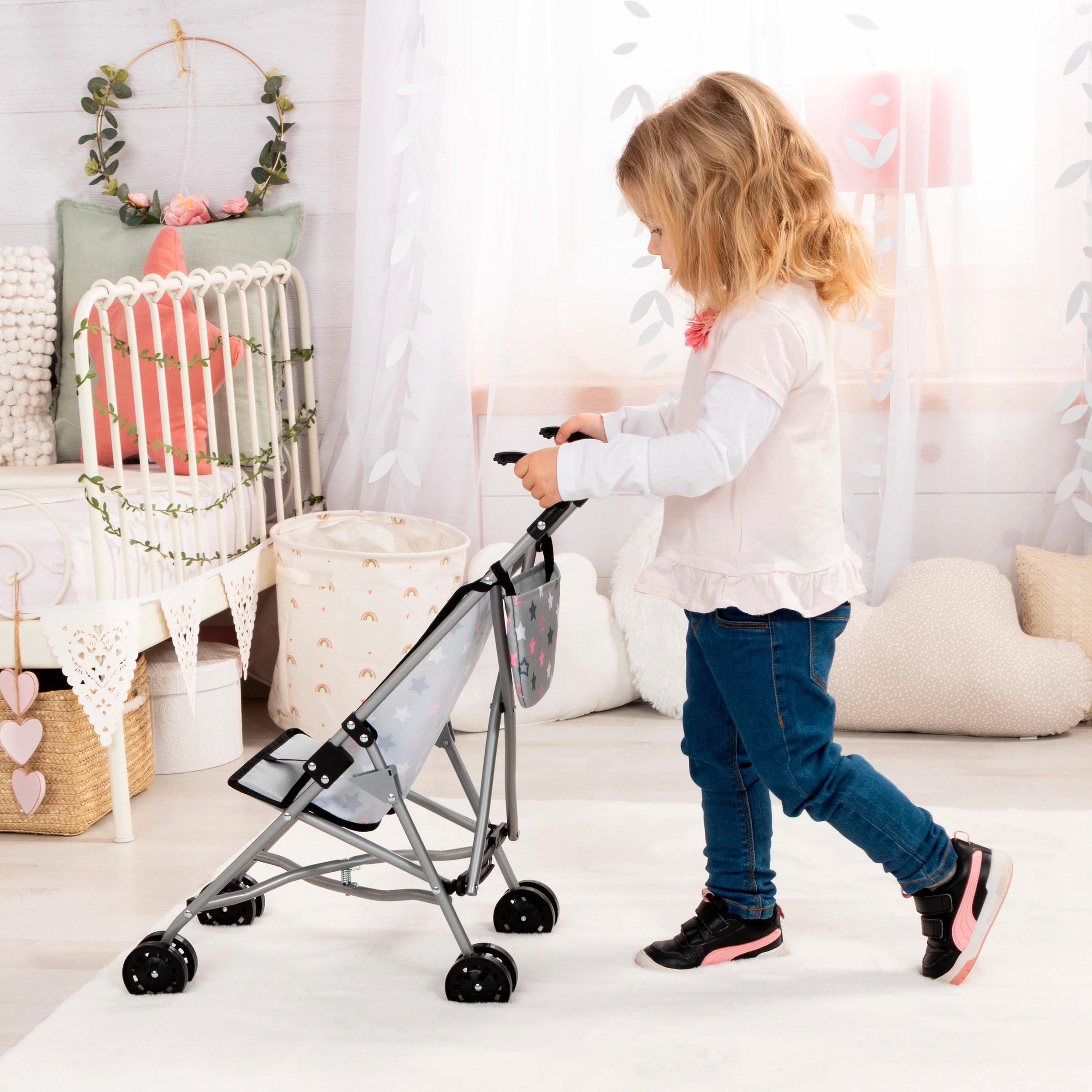 Bayer Puppenbuggy, mit Tasche