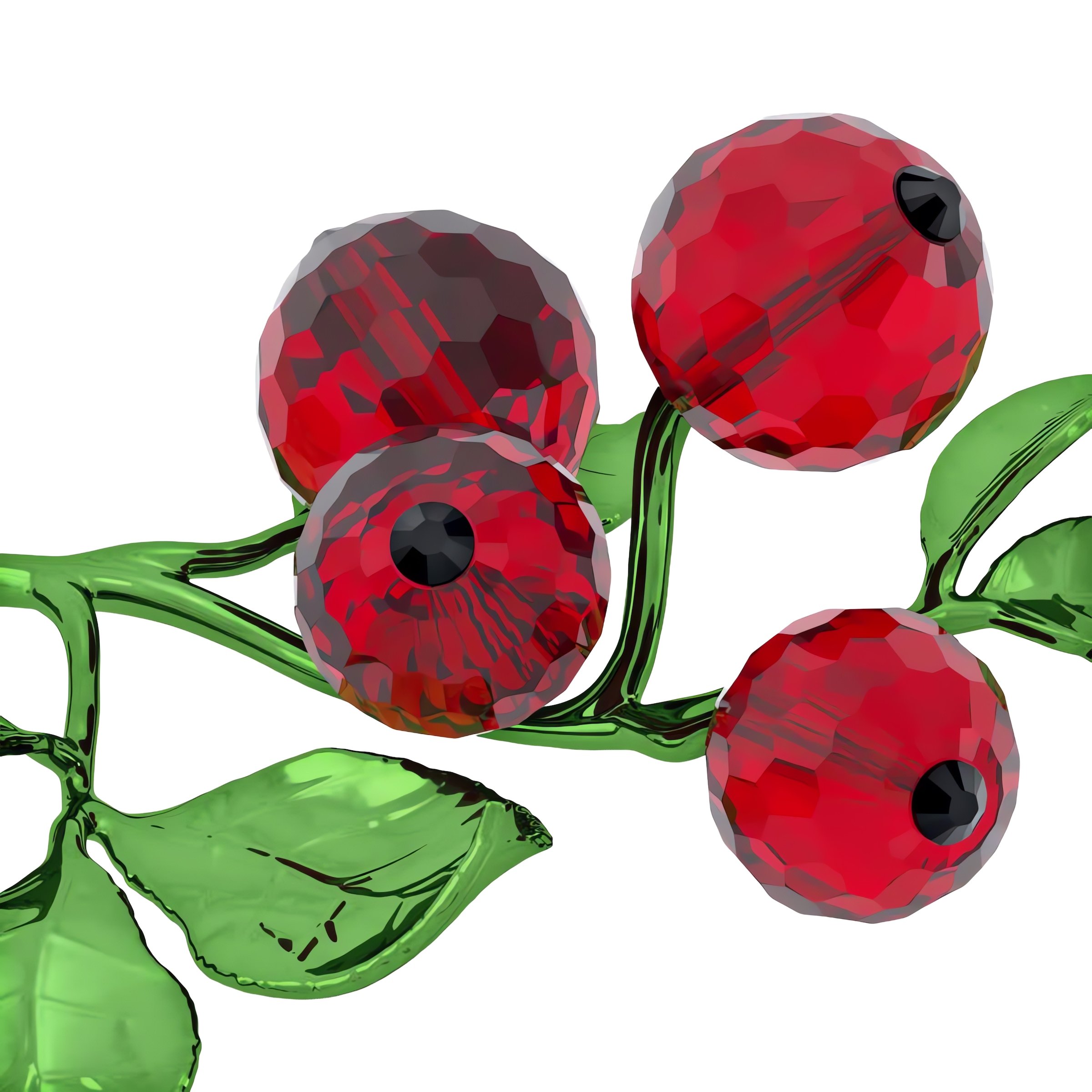 Swarovski Dekofigur »Kristallfigur Sammelfigur Idyllia Rote Beeren,«
