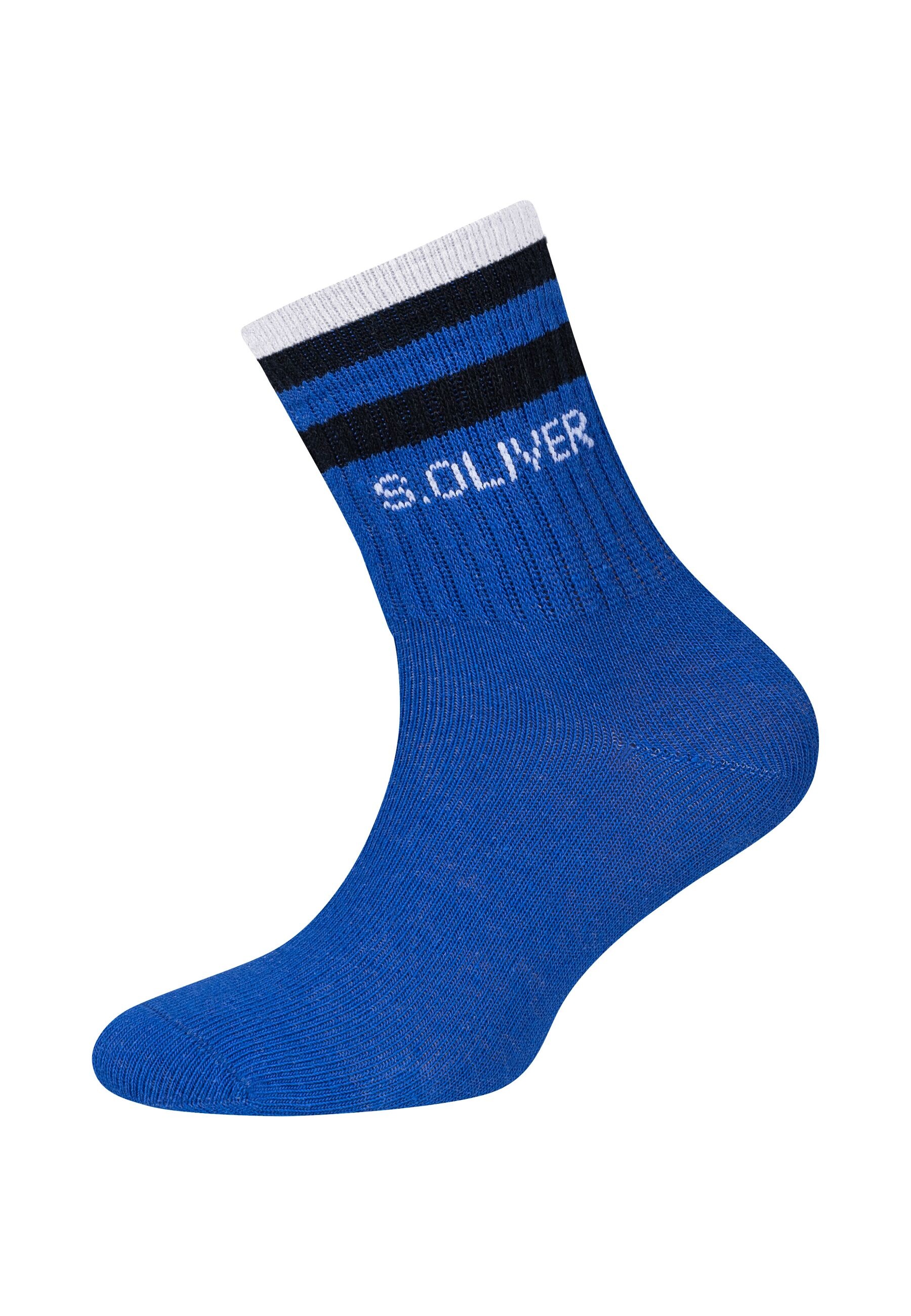 s.Oliver Socken »Reflektierende Kinder Socken 4er Pack 4er Pack« 4er Pack Baumwollmix mit recycelter Baumwolle