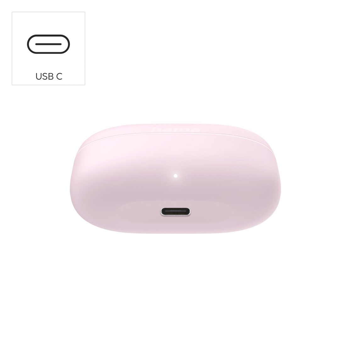 Hama Bluetooth-Kopfhörer »True Wireless Kopfhörer In Ear, Ladecase, bis 20h Akku, Bass Boost«, kompatibel mit Siri-Sprachsteuerung-True Wireless