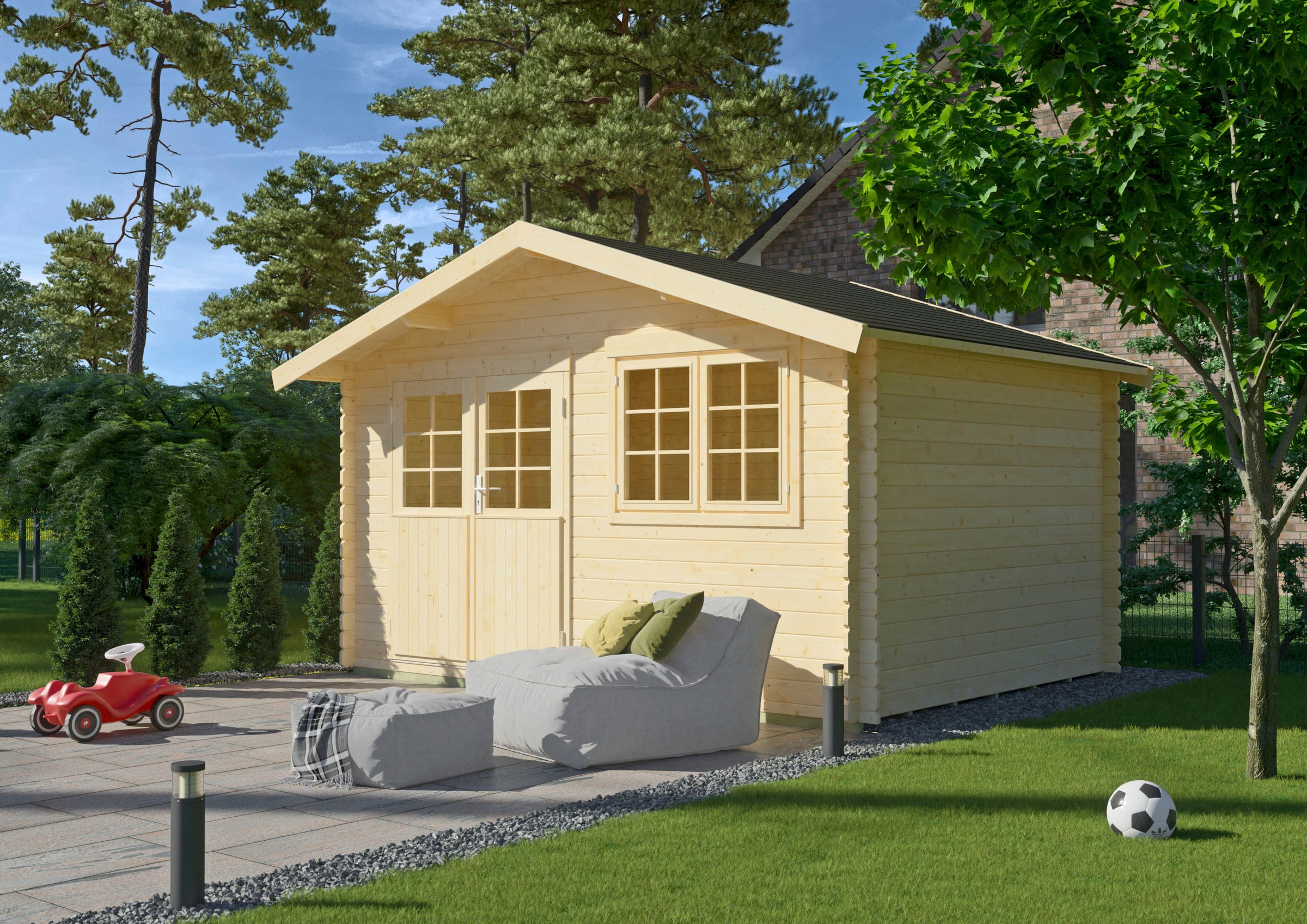Kiehn-Holz Gartenhaus "Gipsberg 1" günstig online kaufen