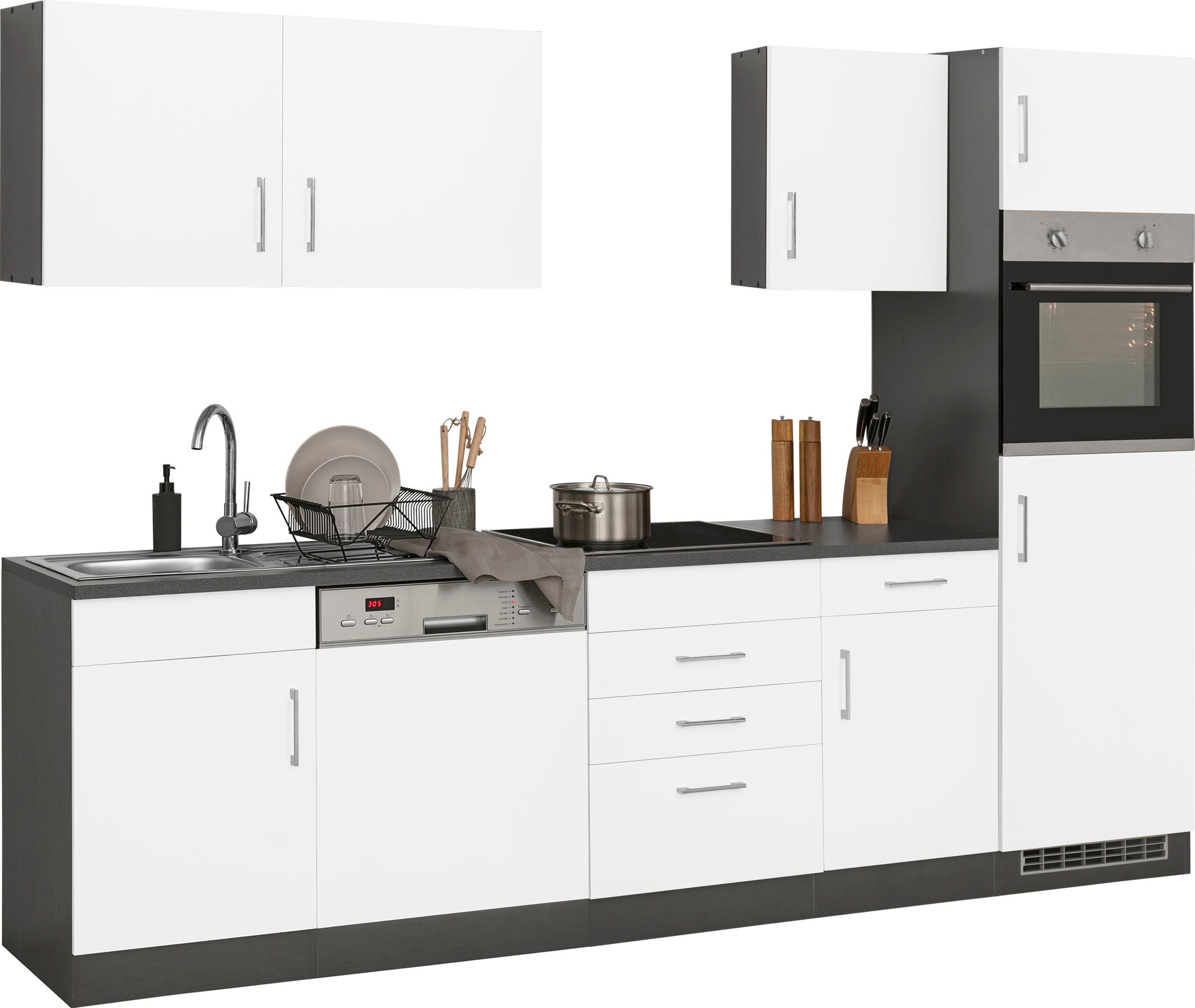 KOCHSTATION Küchenzeile "KS-Paris – Küchen mit einzigartigen Fotomotiven au günstig online kaufen